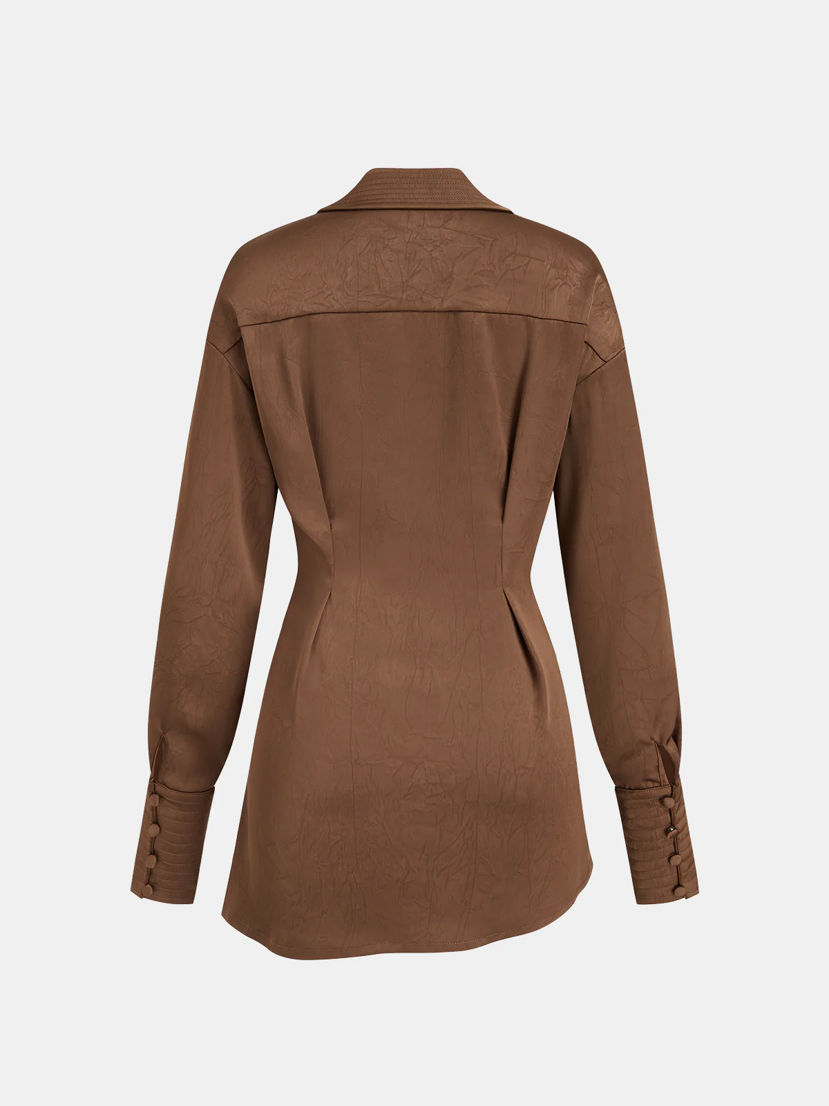 Multi-Way Textured Button-Front Shirt - Image 2