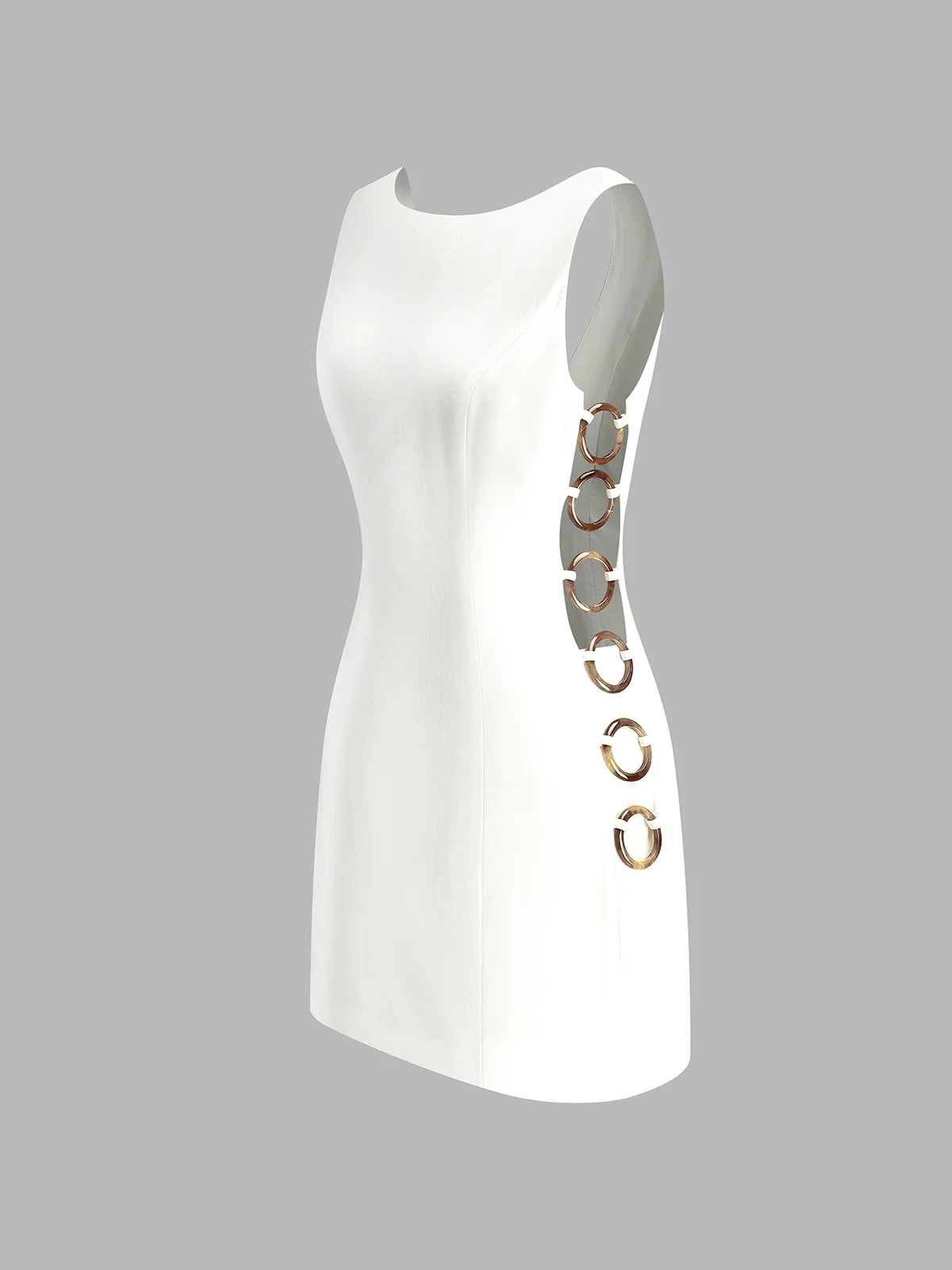 O-Ring Cutout Sleeveless Dress - Image 7