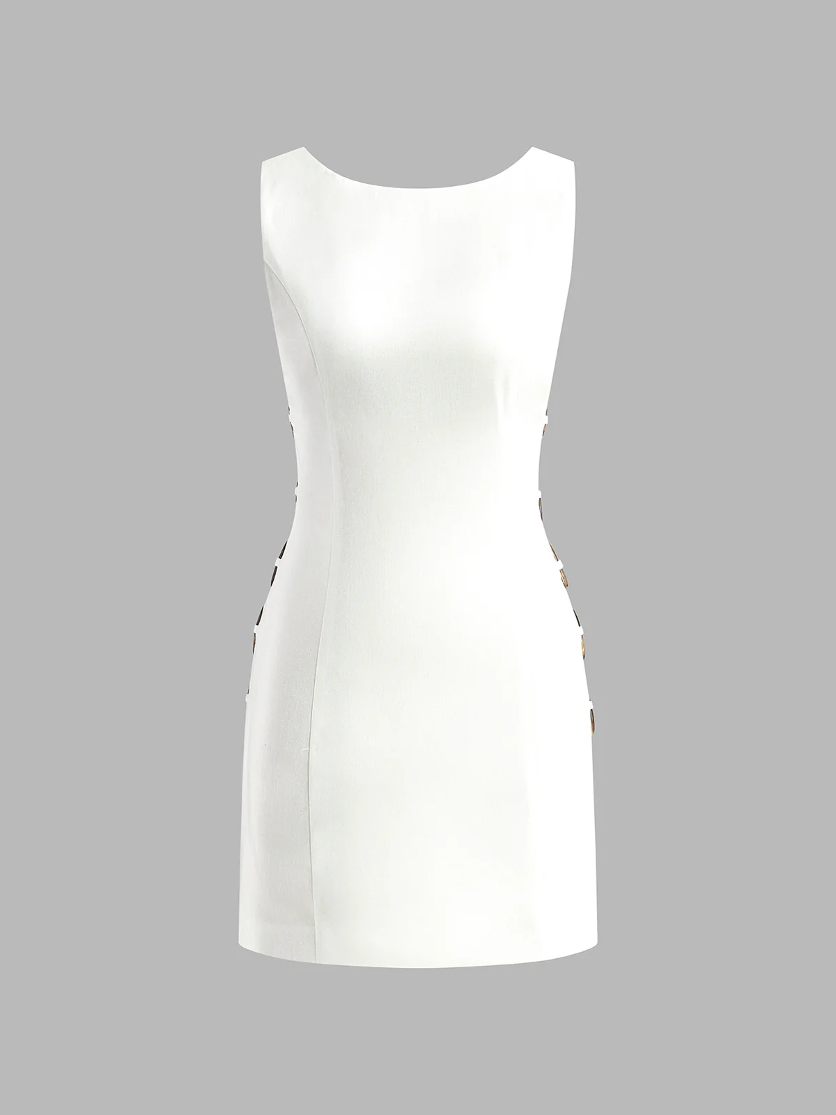 O-Ring Cutout Sleeveless Dress - Image 9
