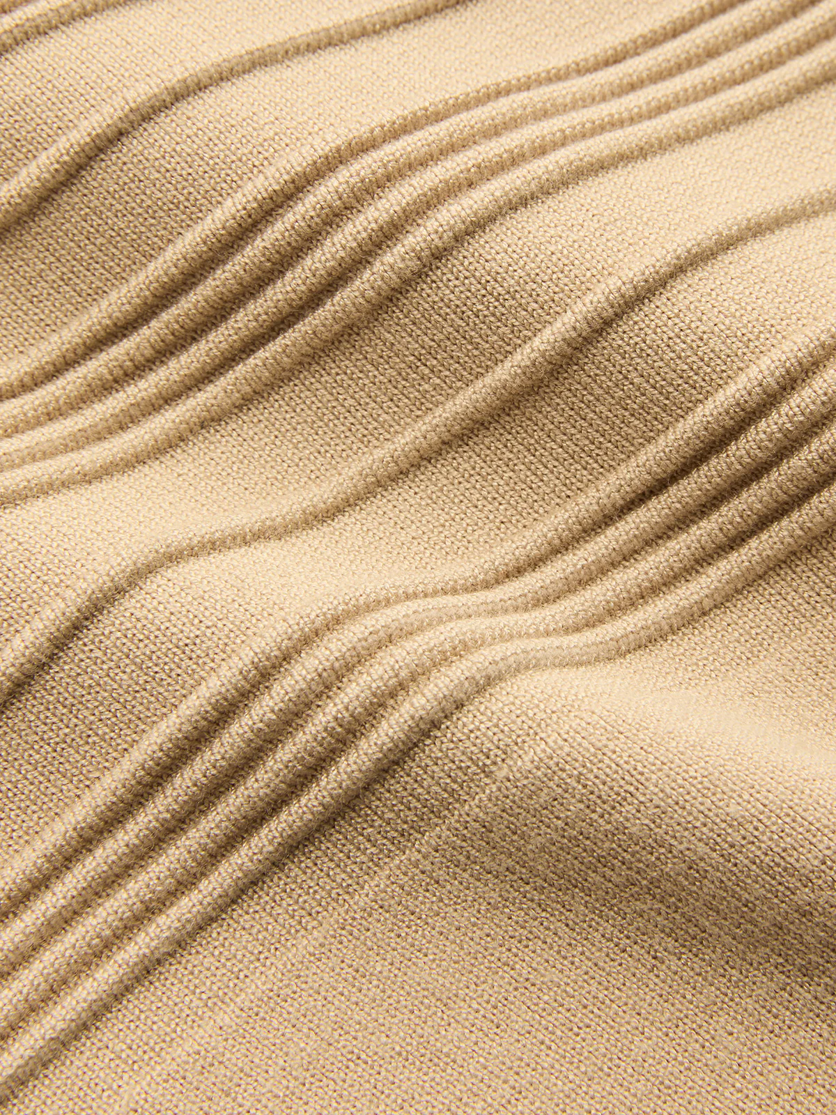 Off-Shoulder Cinched Waist Knit Dress - Image 4