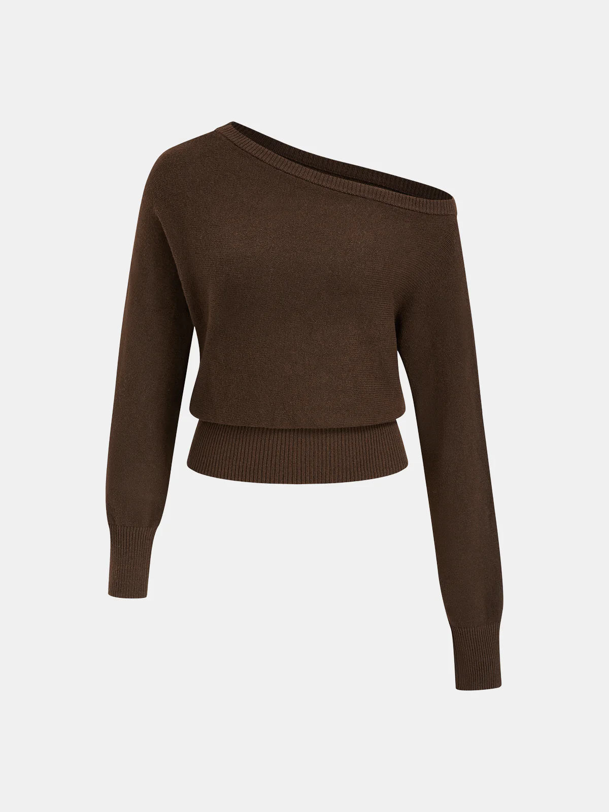 Off-Shoulder Knit Sweater - Image 2
