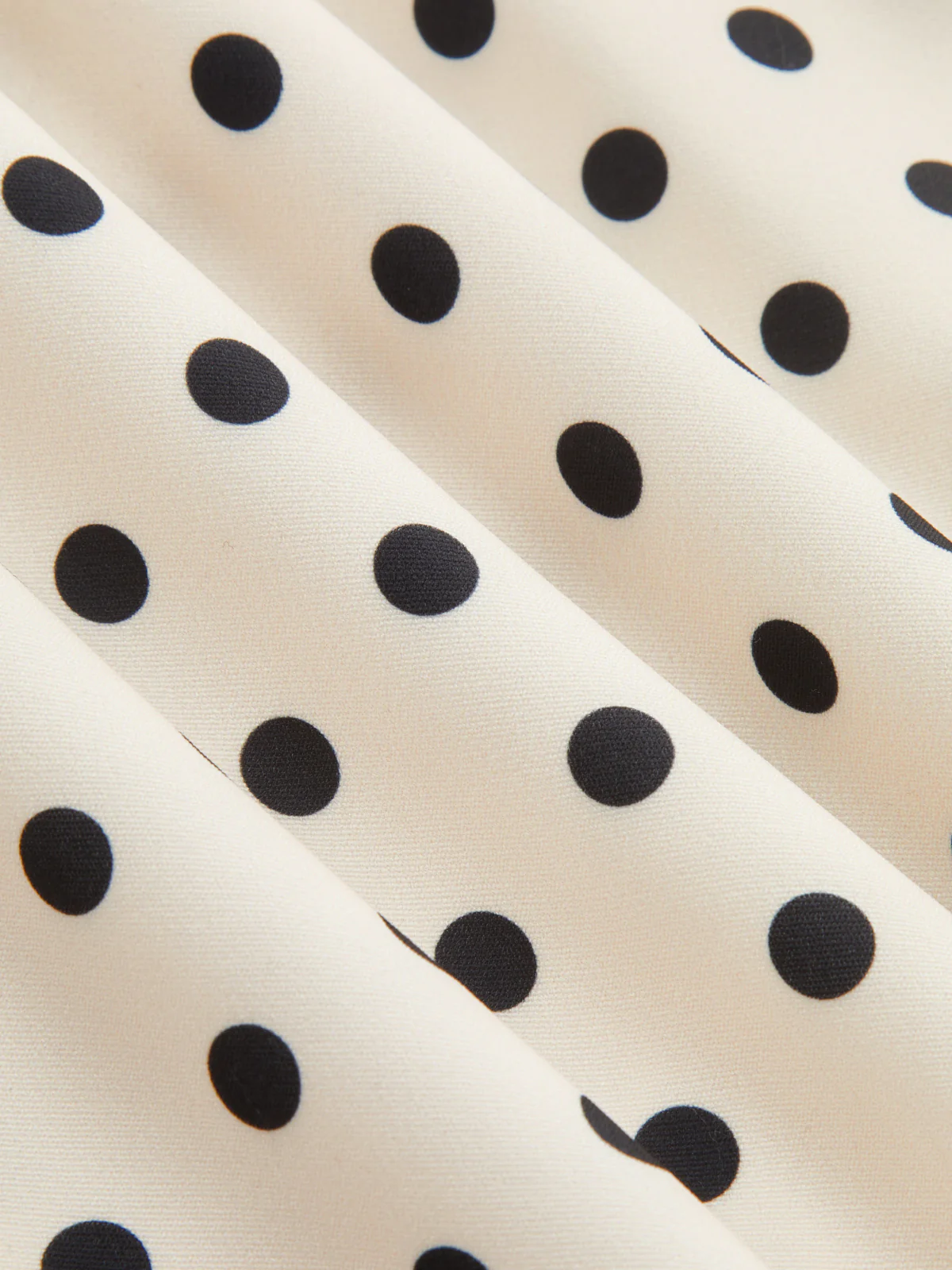 Polka Dot Cut-Out Tie-Neck Mini Dress - Image 3