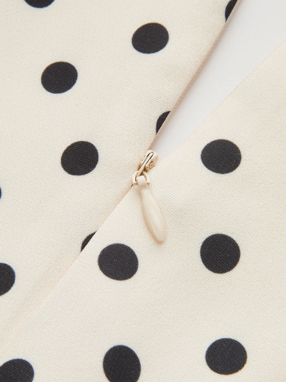 Polka Dot Cut-Out Tie-Neck Mini Dress - Image 4