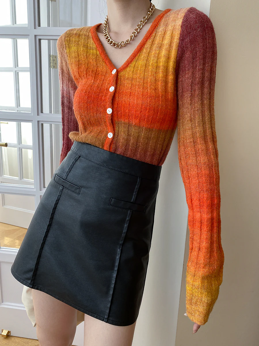 Ombre Maple Cardigan - Image 2