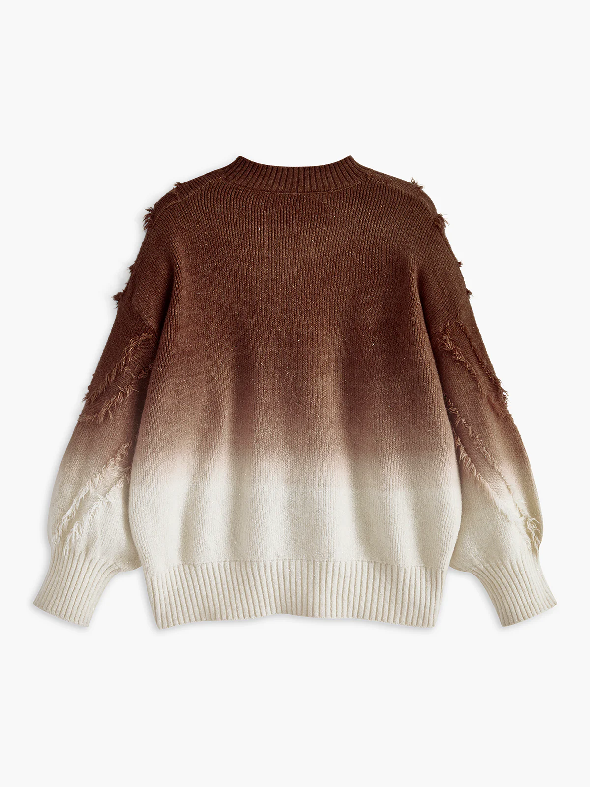 Ombre Tassel Piping Sweater - Image 3