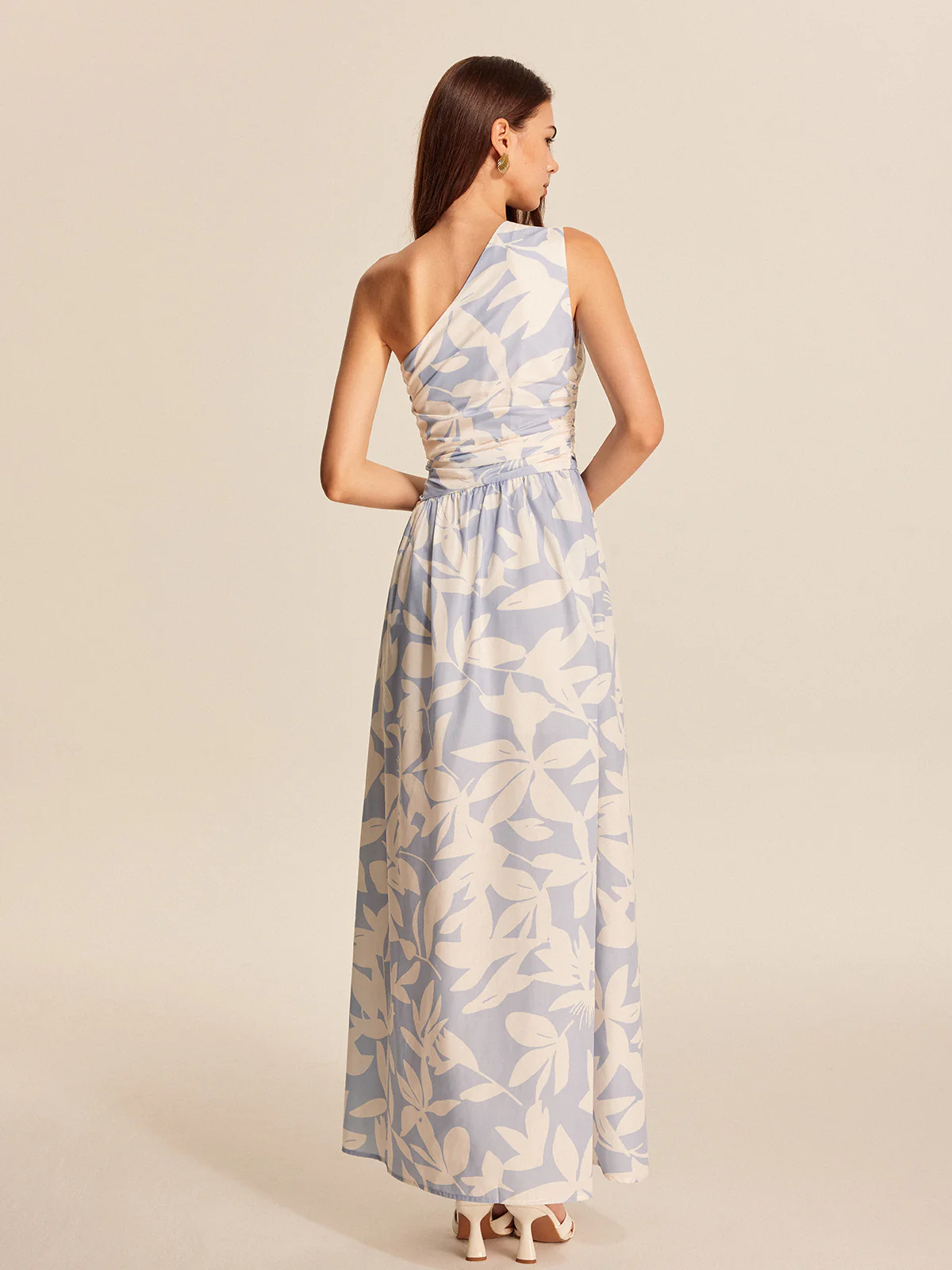 One-Shoulder Floral Dress - Image 5