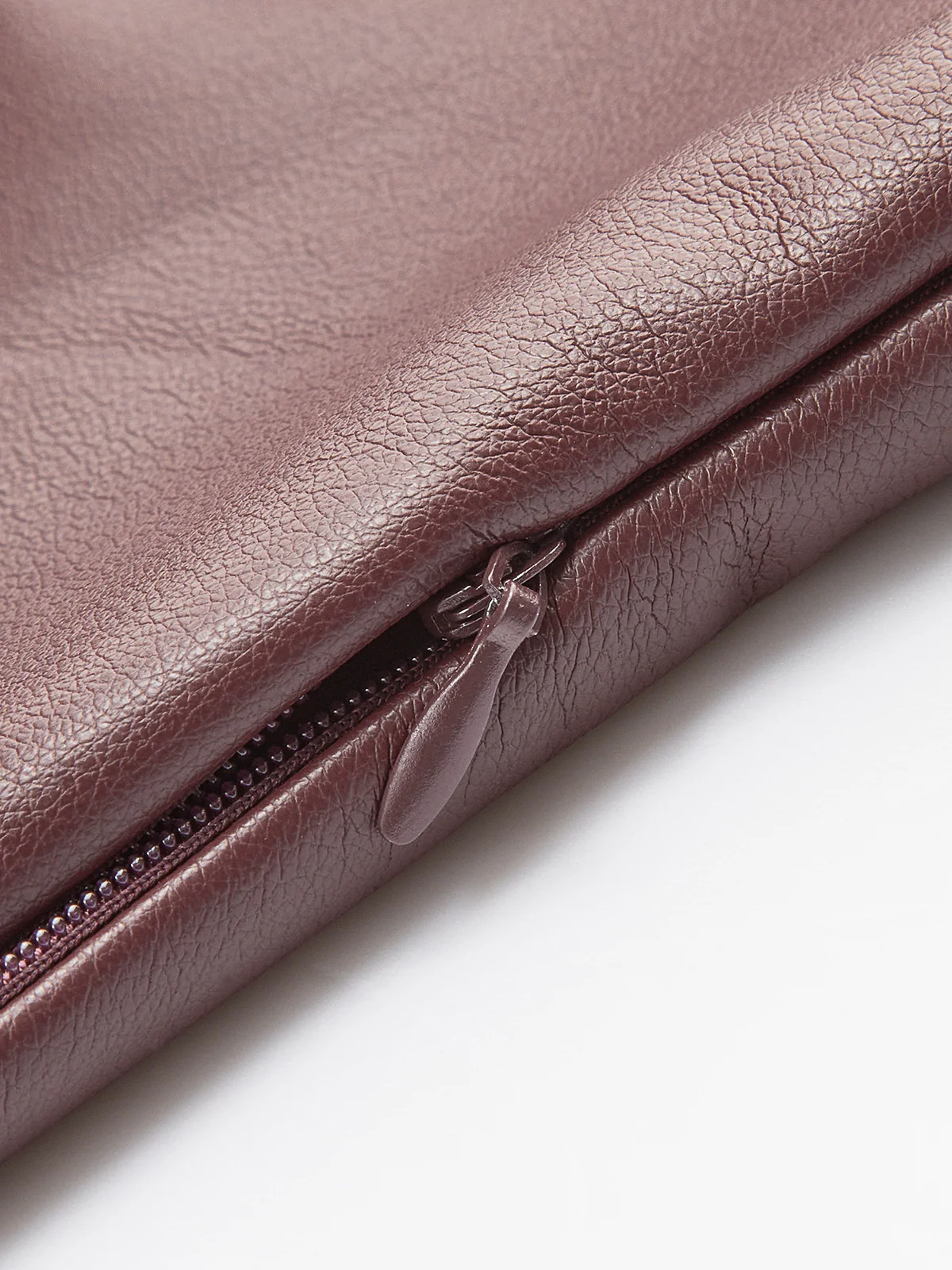 One-Shoulder PU Leather Tank Top - Image 4