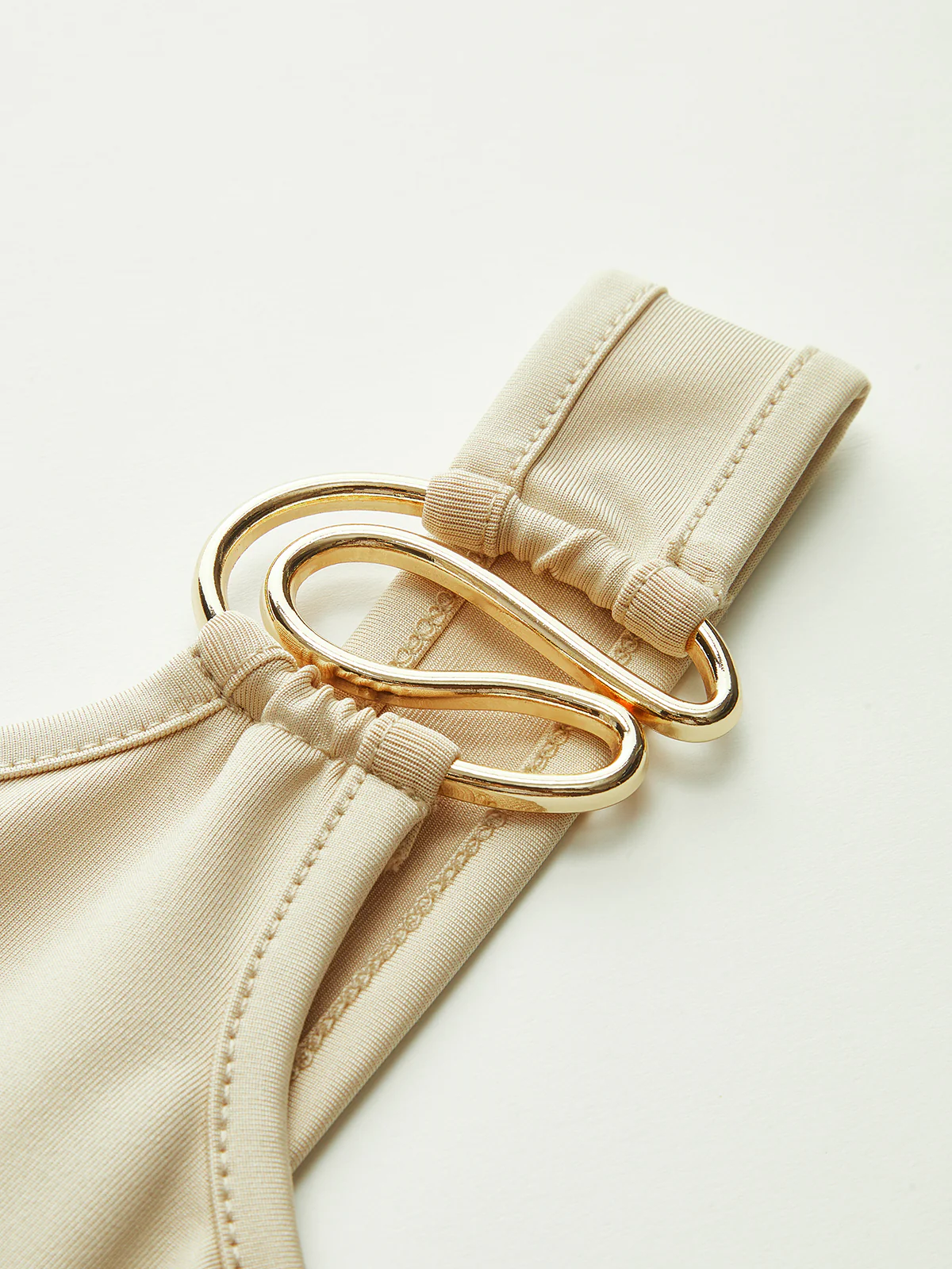 One-Shoulder Ring-Detail Tank Top - Image 4