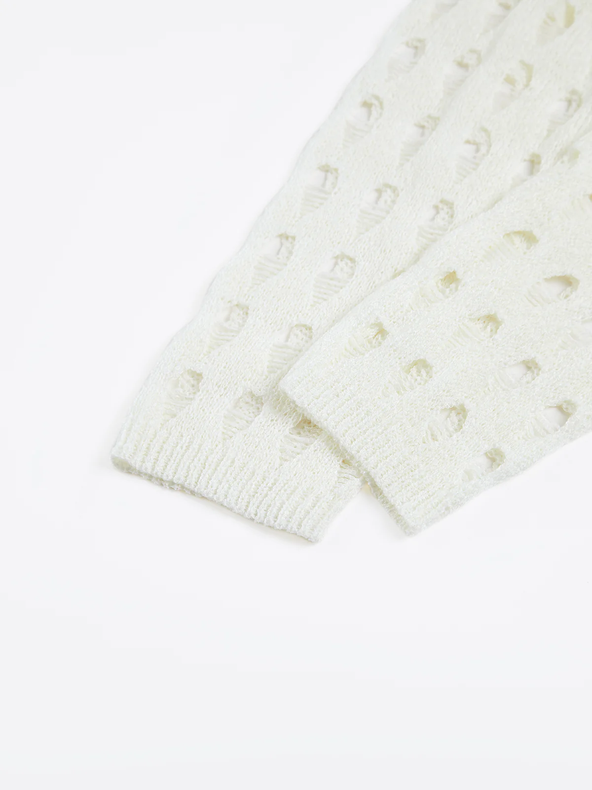 Open Knit Crochet Shrug - Image 3
