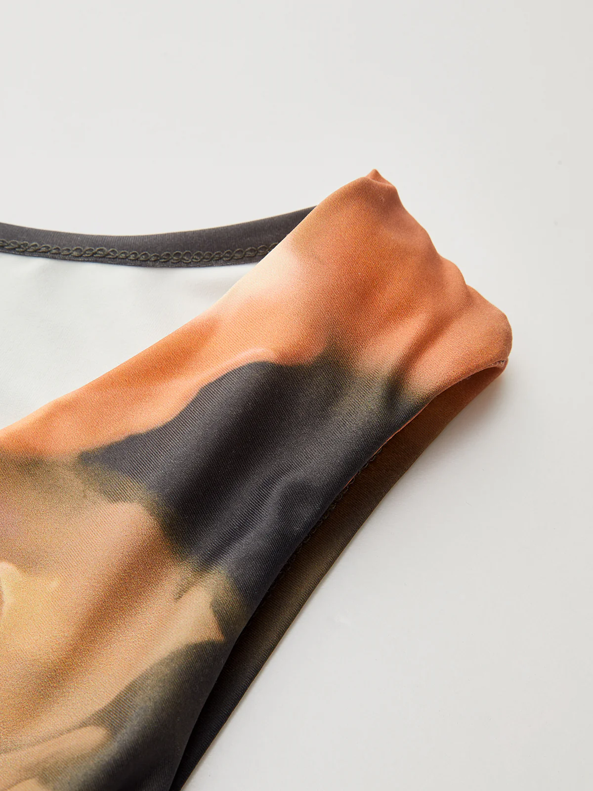 Orange Floral Print Cowl Neck Maxi Dress - Image 5