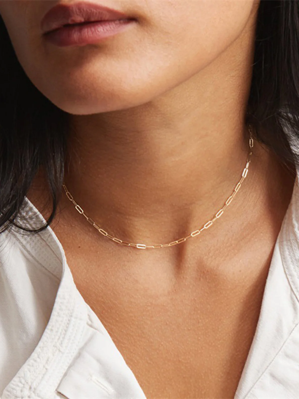 Oval Link Necklace - Image 3