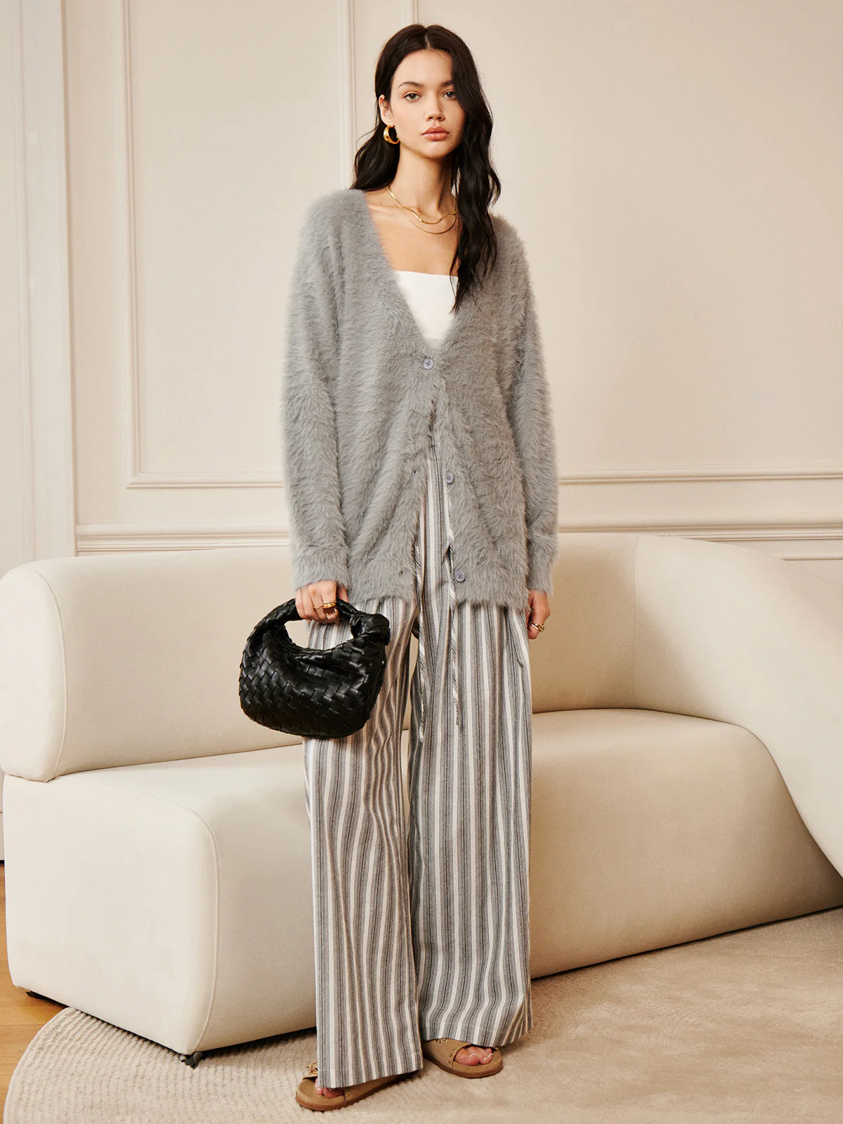 Oversize Furry Cardigan - Image 4