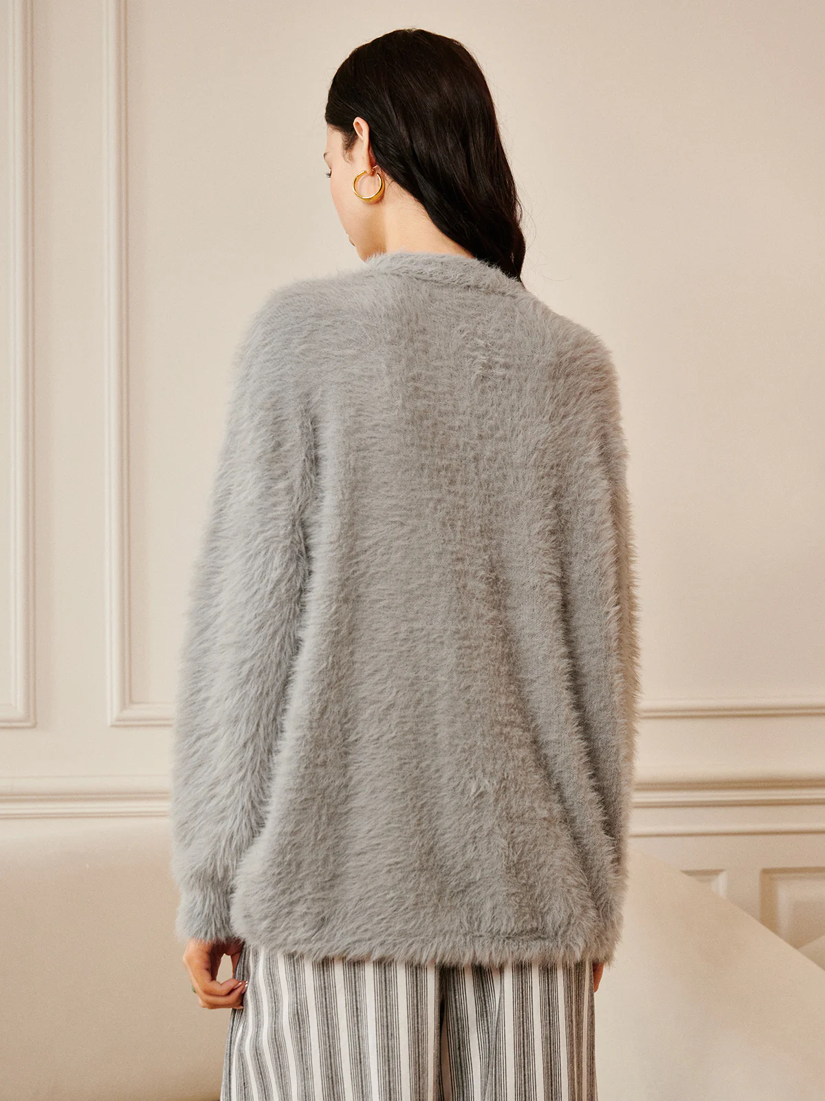 Oversize Furry Cardigan - Image 6