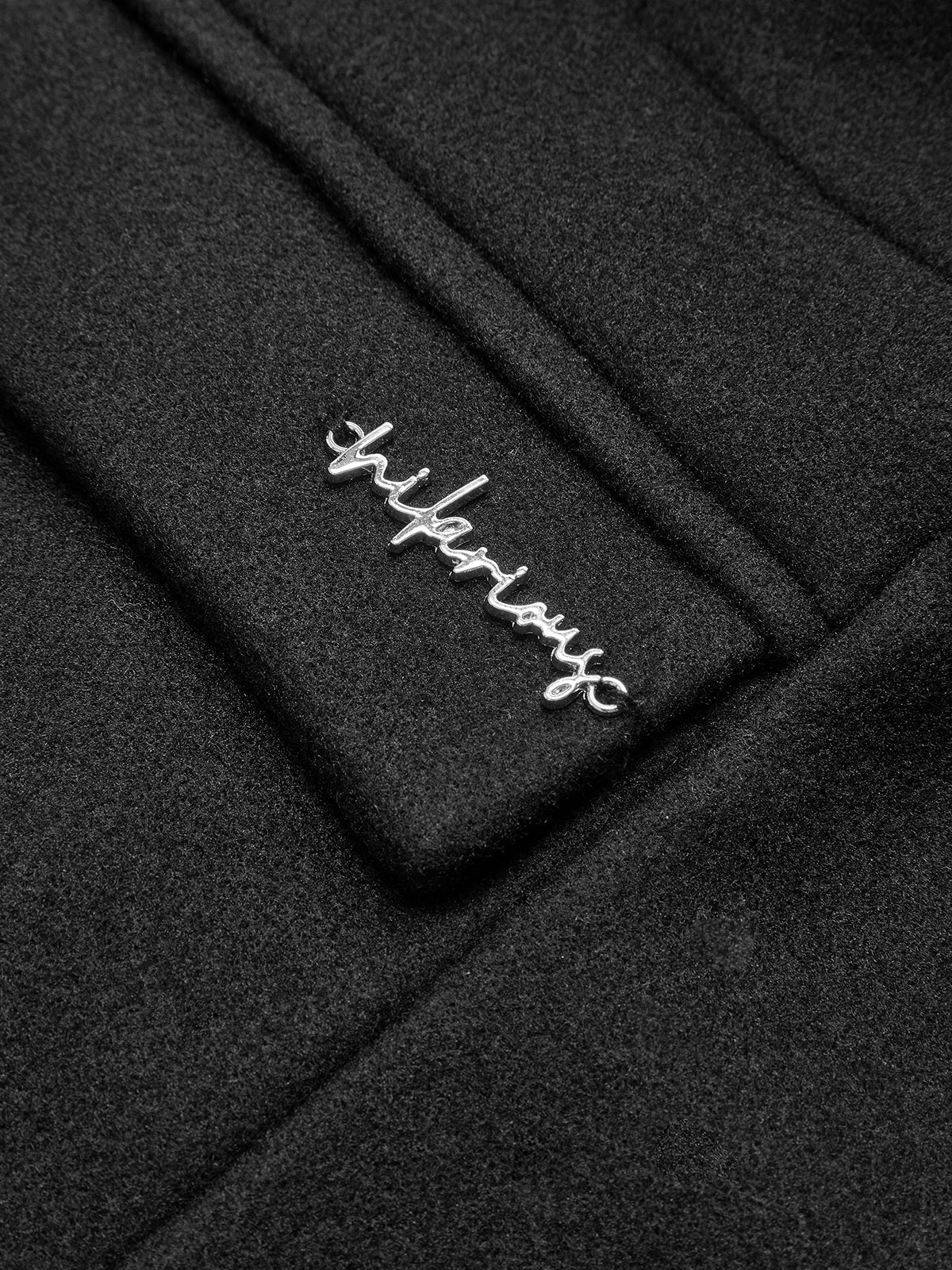 Oversized-Collar Slim Zipper Jacket - Image 3