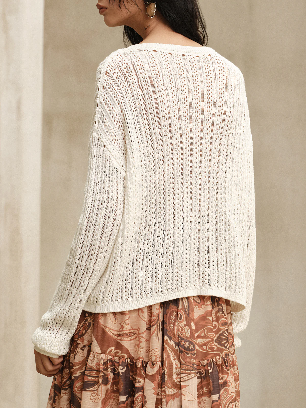 Oversized Crew Neck Sweater - Image 5