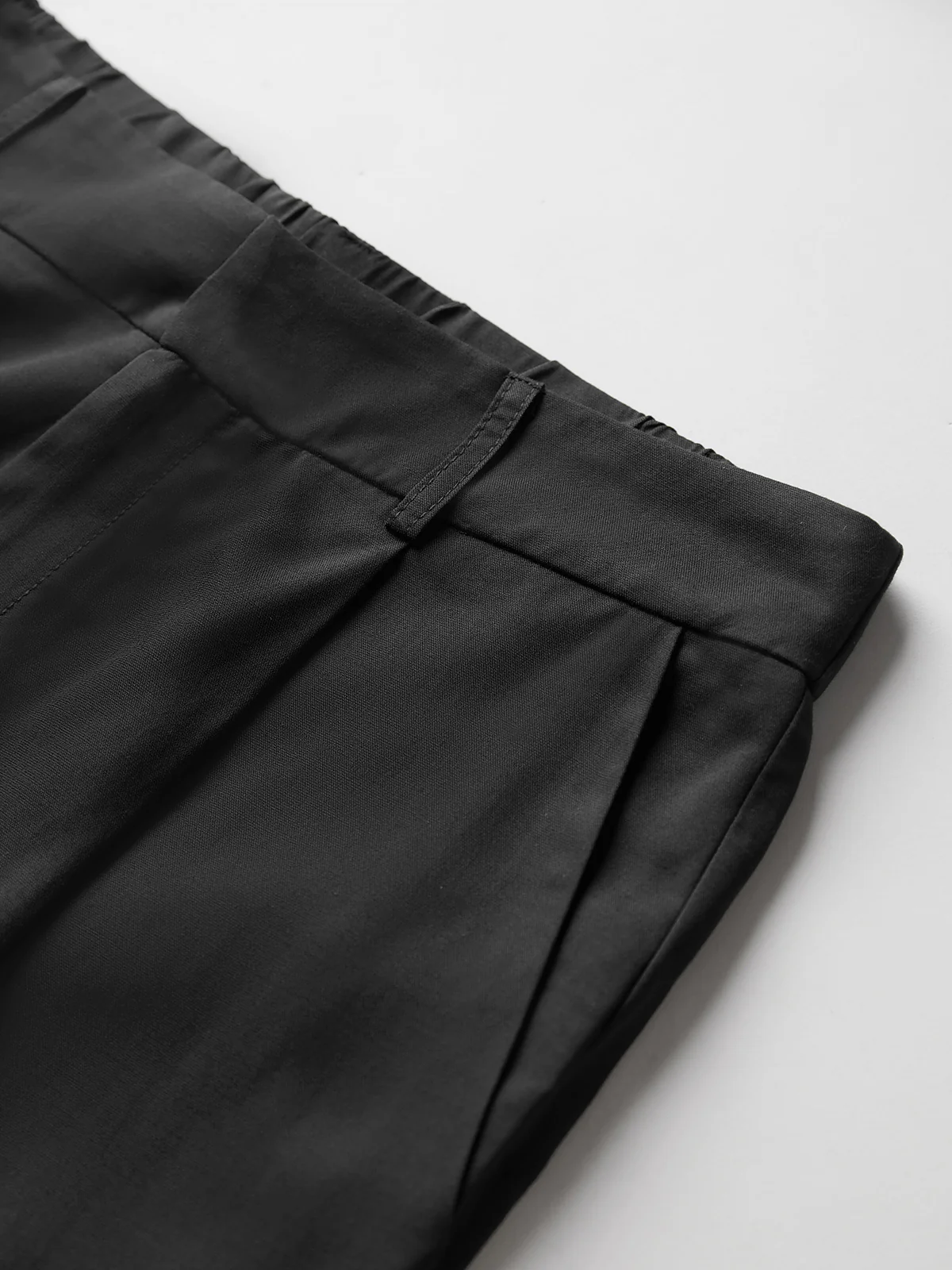 Oversized High Waisted Pleat Front Trousers - Image 8