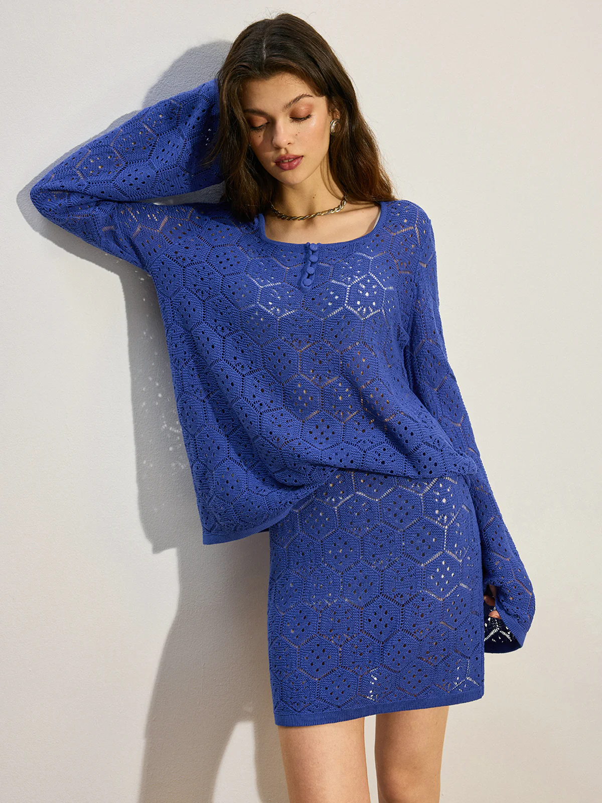 Oversized Knit Sweater Co-ords - Image 2