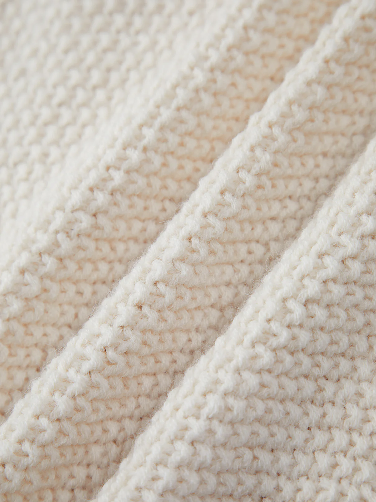 Oversized Mockneck Cable Knit Jumper - Image 3