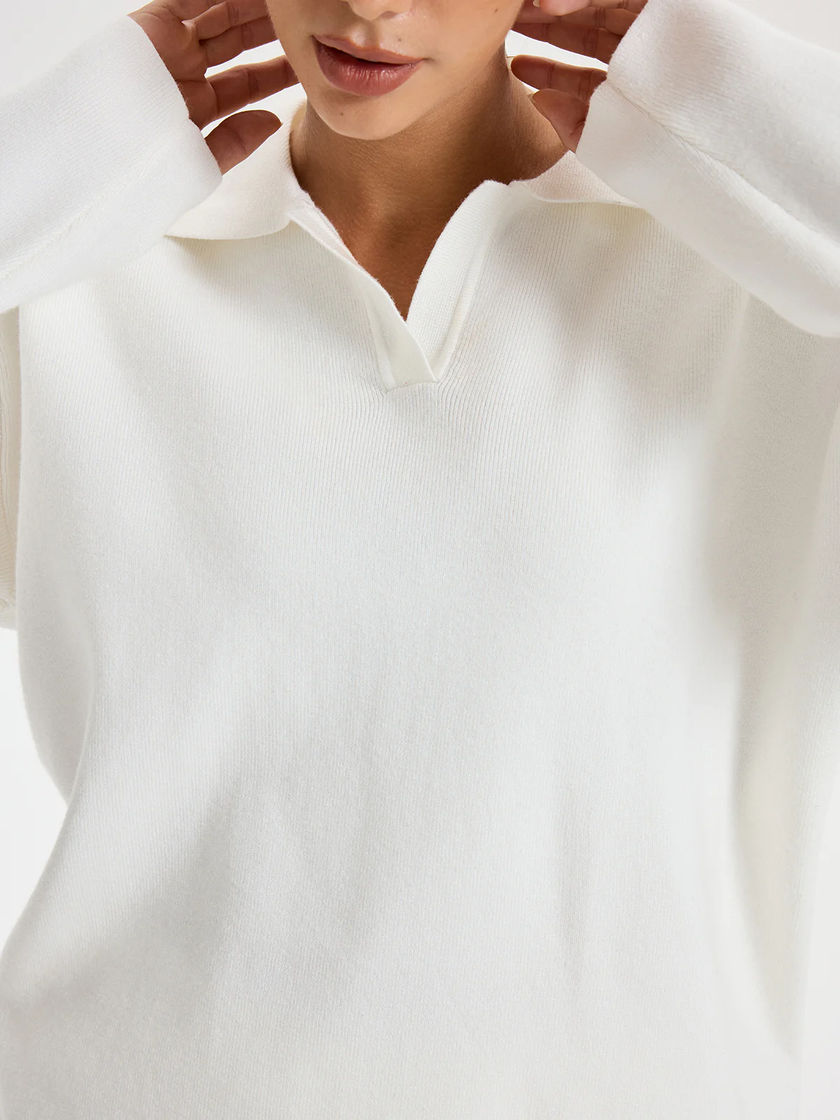 Oversized Polo Jumper & Pants Set - Image 4