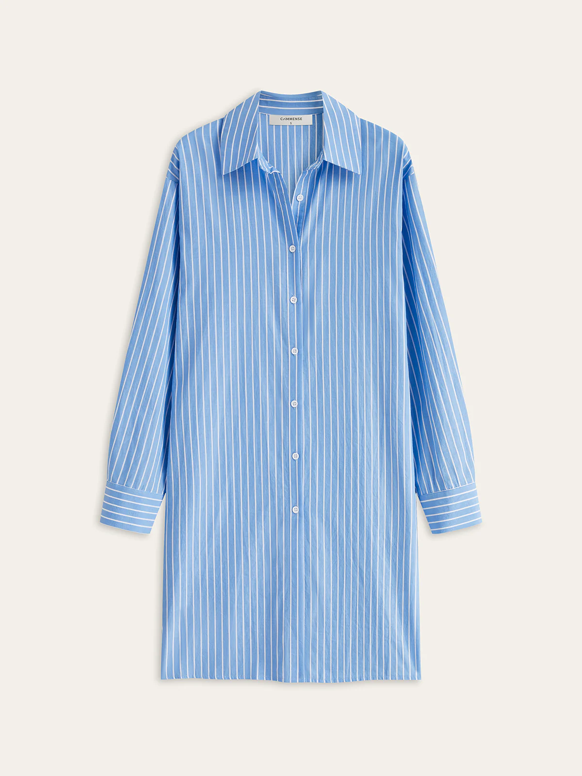 Oversized Striped Knotted Shirt - Image 6
