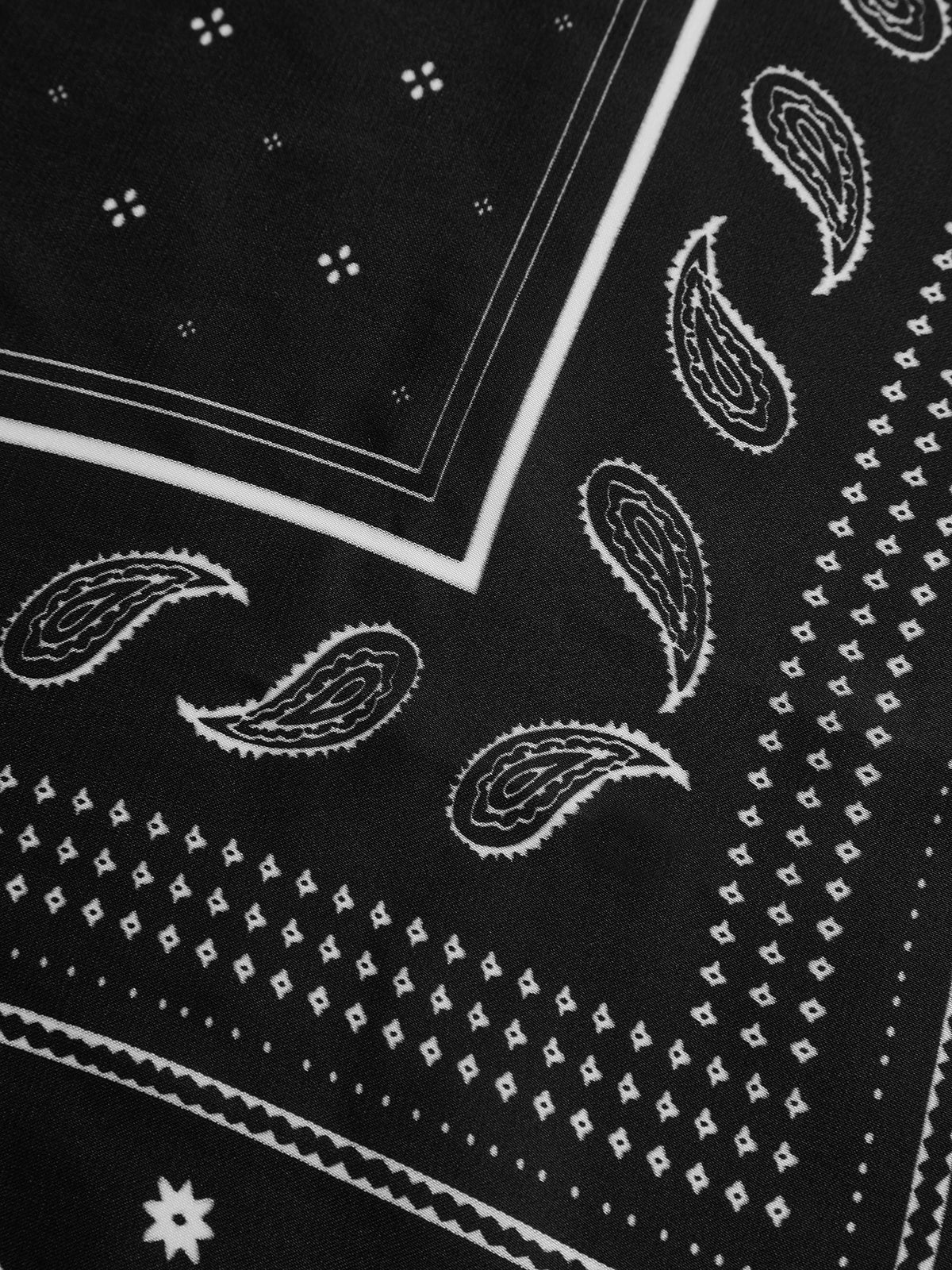 Paisley Pattern Square Scarf - Image 3