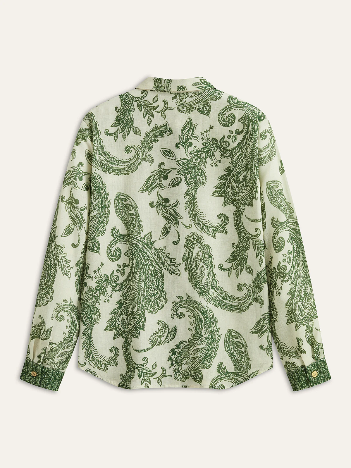 Paisley Print Button-Front Shirt - Image 2