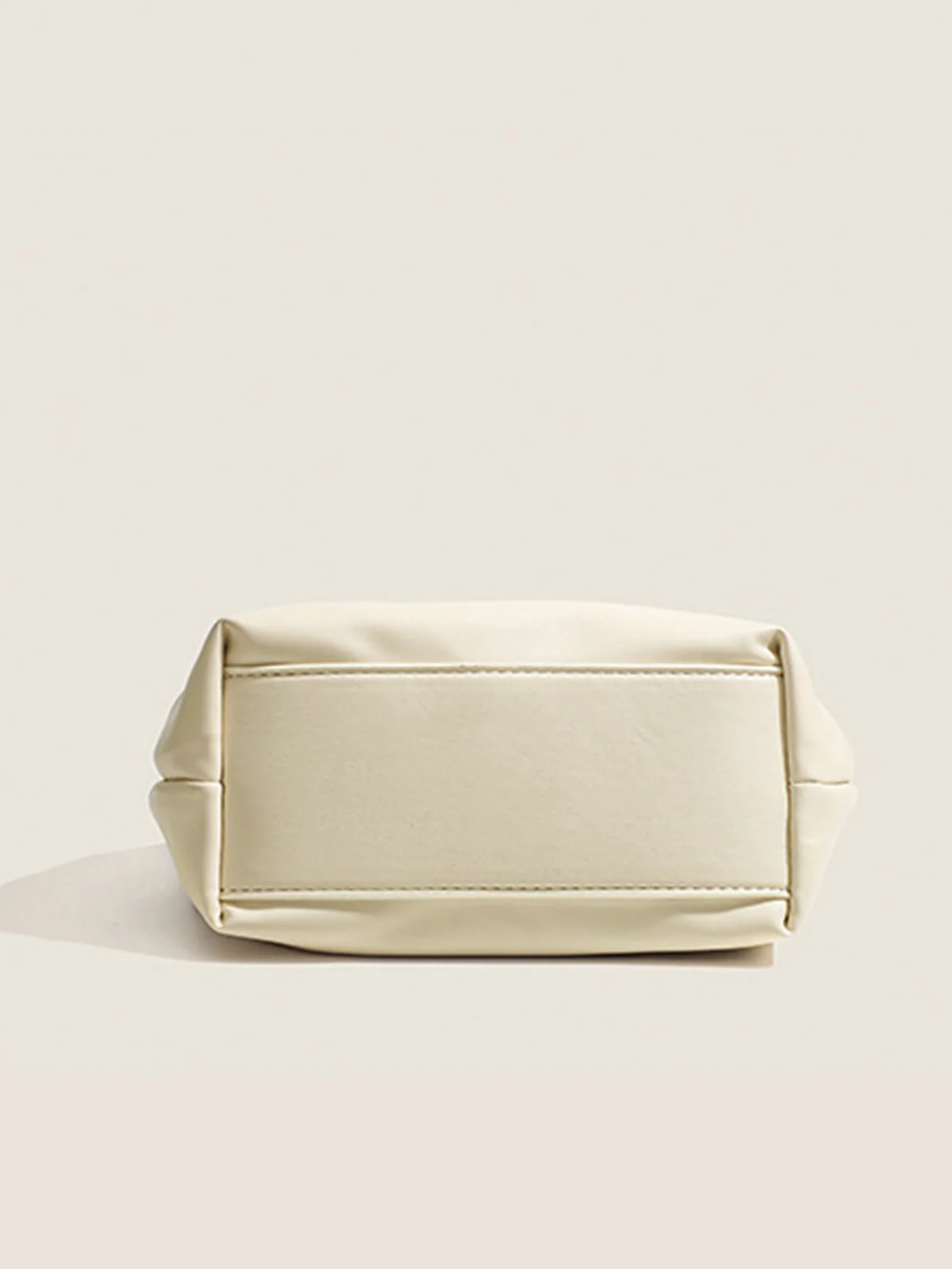 Pastel Beaded Handle Hobo Bag - Image 4