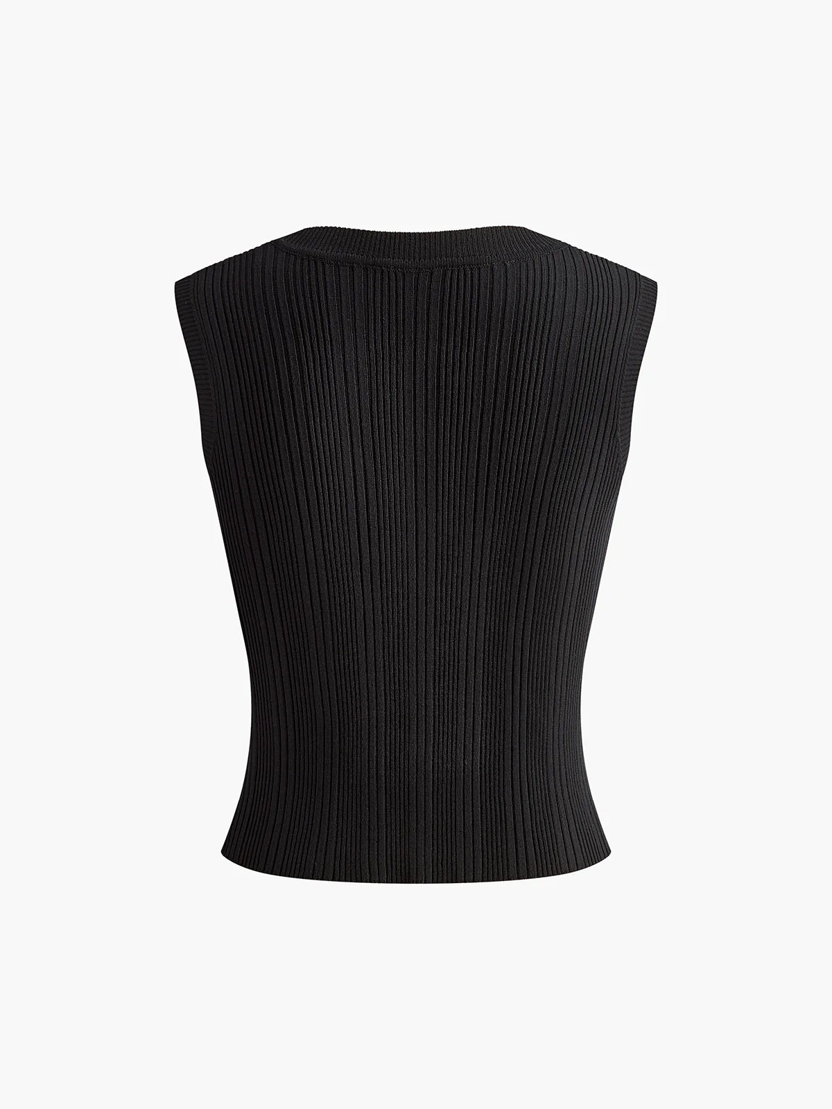 Pearl Beaded Stretch Sweater Vest - Image 2