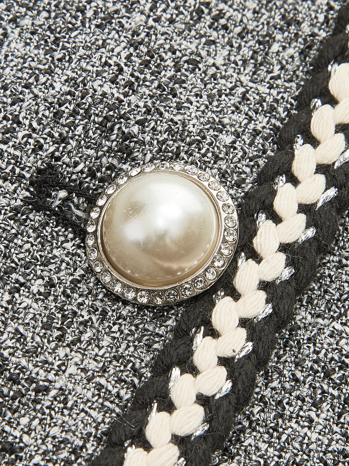 Pearl Button Split Crop Vest - Image 2
