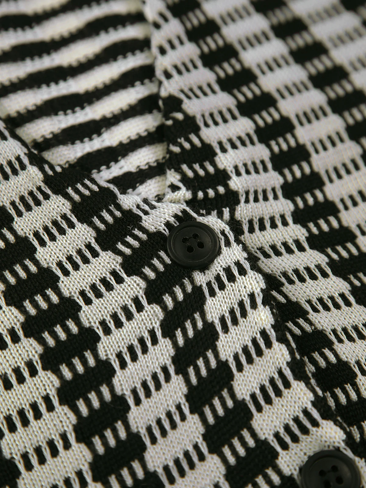 Pinstripe Eyelet Knit Vest - Image 5