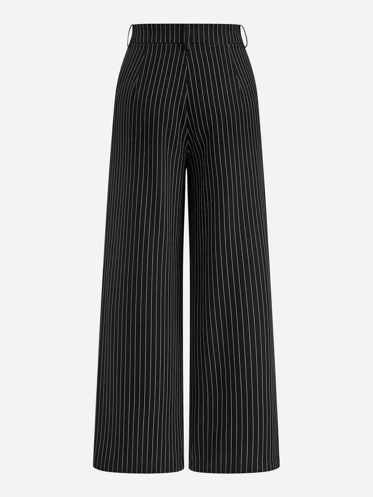 Pinstripe Halter Top & Wide Leg Pants Set - Image 7