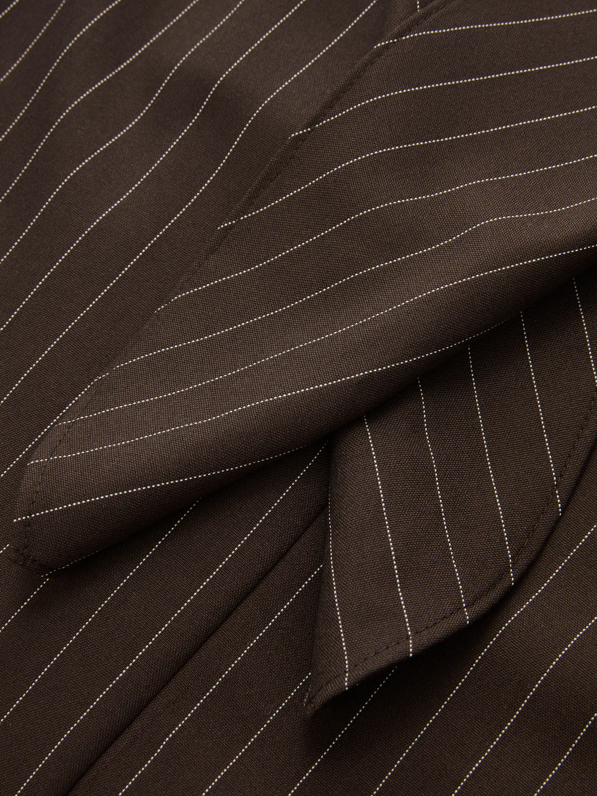 Pinstripe Sleeveless Tie-Waist Shirt Dress - Image 4