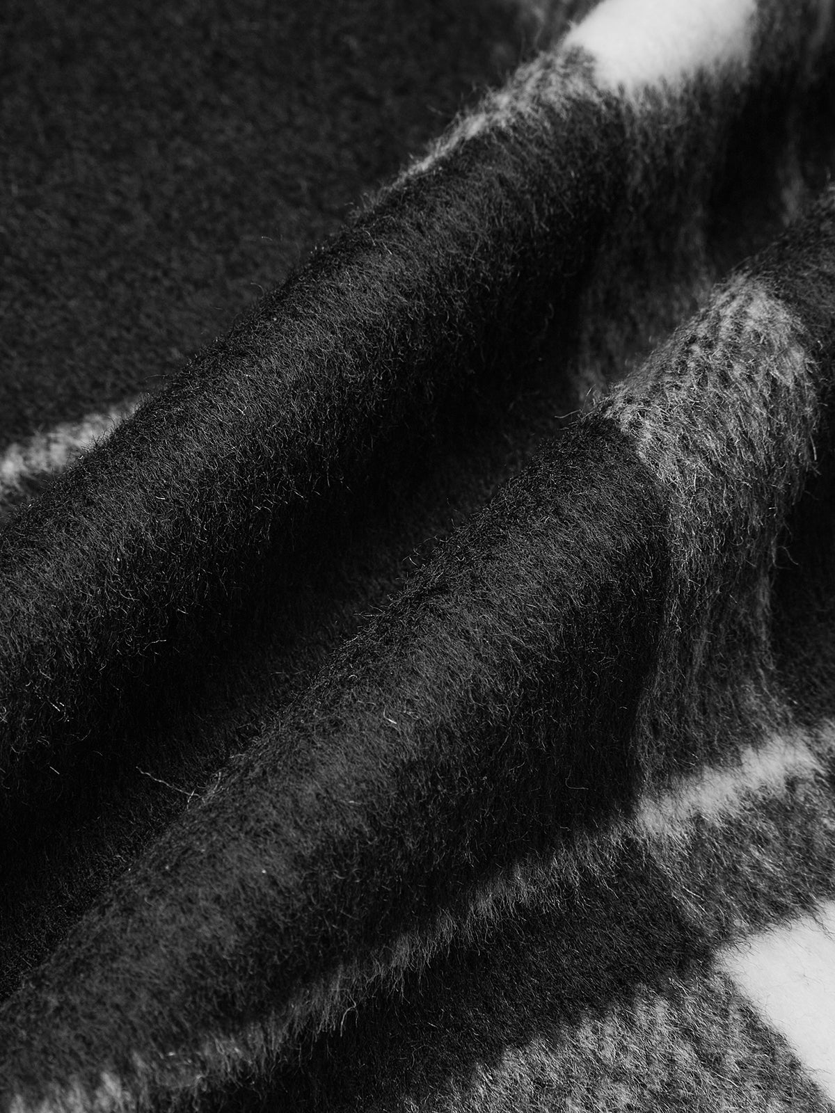 Plaid Belted Wool Blend Trench Coat - Image 9