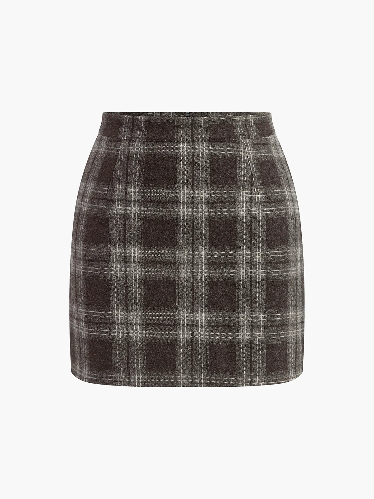 Plaid Tweed Mini Skirt - Image 4
