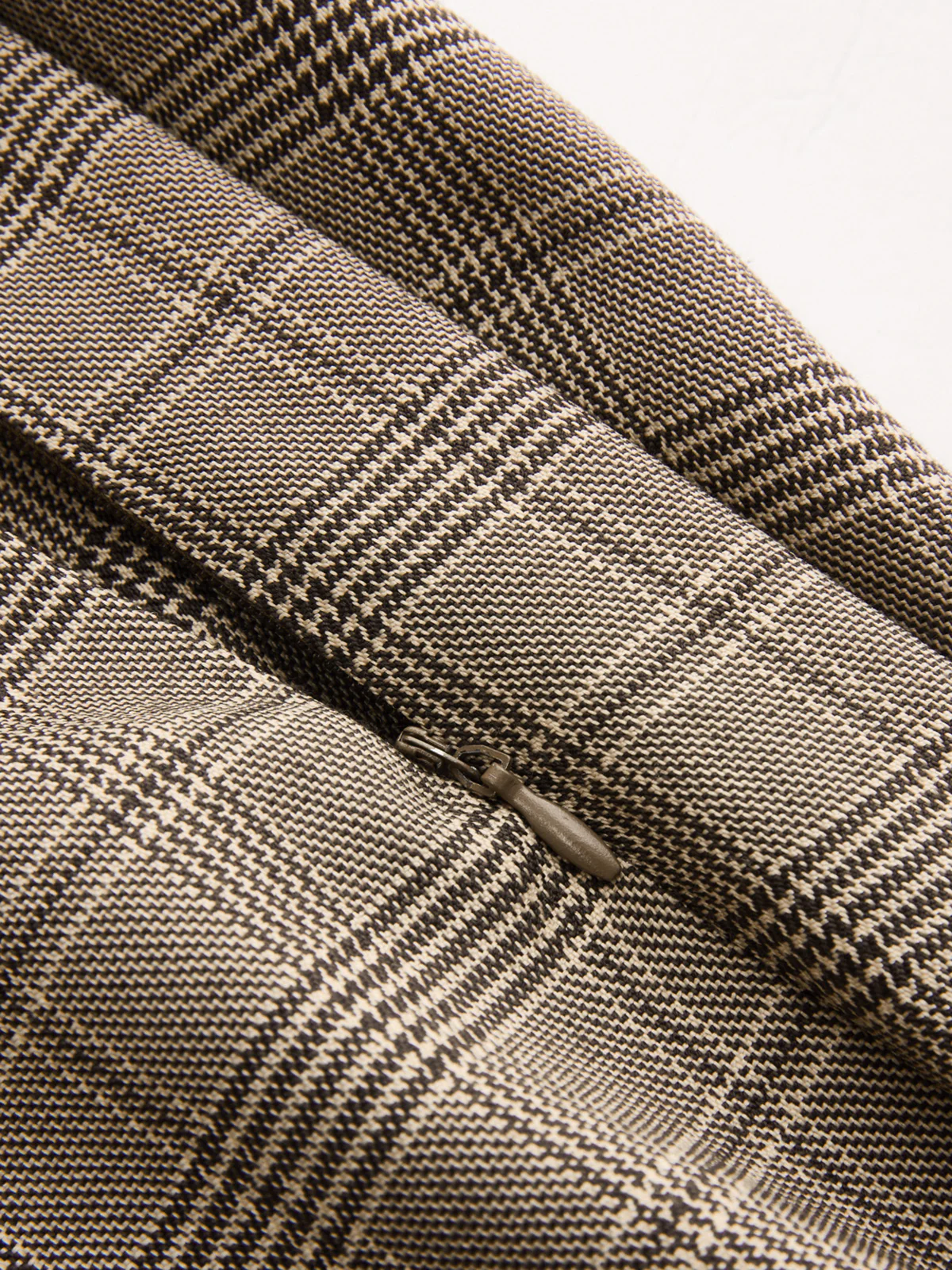 Plaid Wrap Wide Leg Pants - Image 3