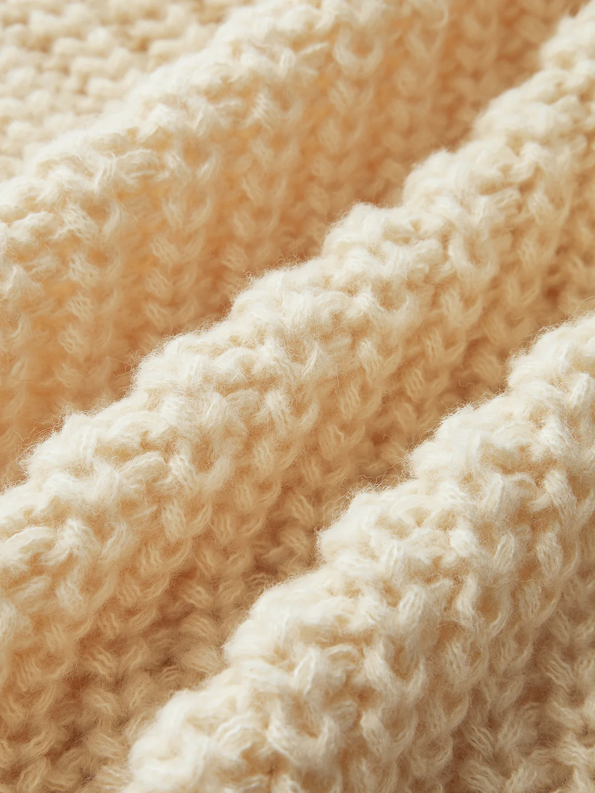 Plain Button Chunky Cardigan - Image 4