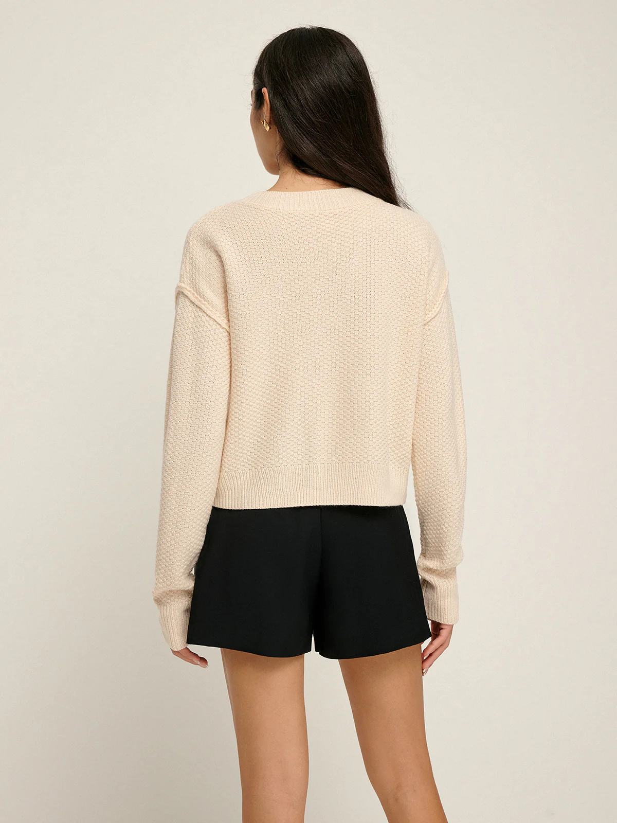 Plain Button Down Cardigan - Image 6
