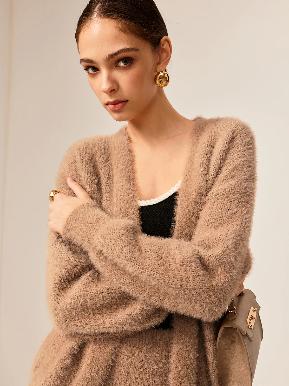 Plain Fuzzy Cozy Sweater Co-ords - Image 4