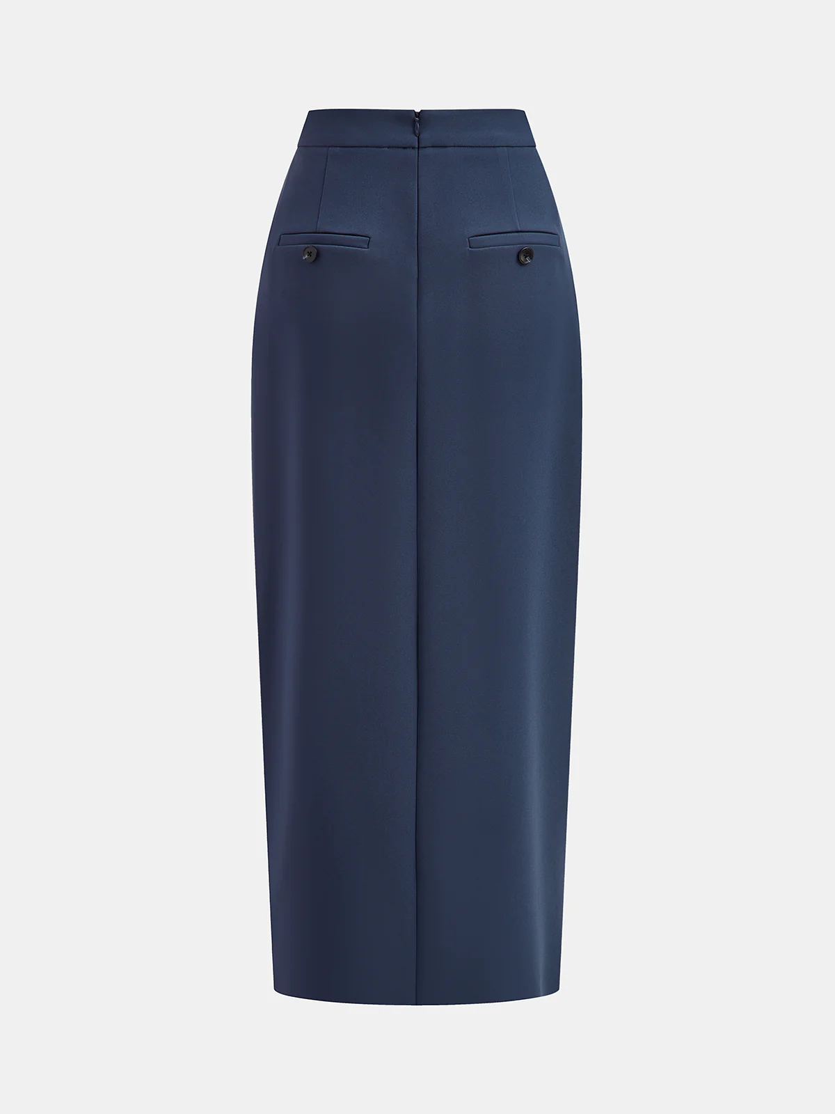 Pleated Detail Mid-Waist Maxi Skirt - Image 2