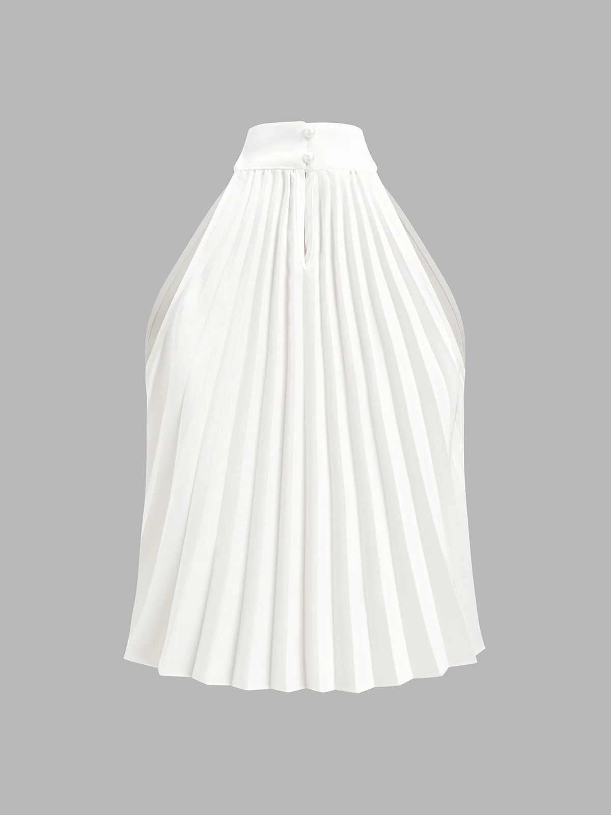 Pleated Halter Top & Shorts Set - Image 4