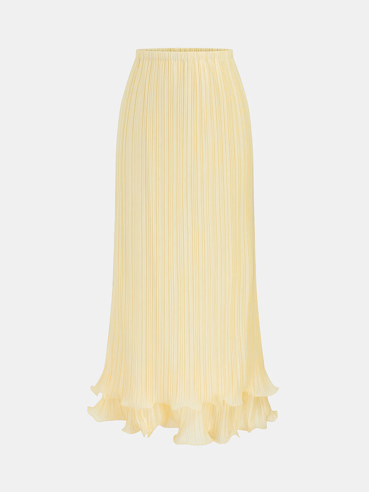 Pleated Layered Ruffle Skirt Set - Image 9
