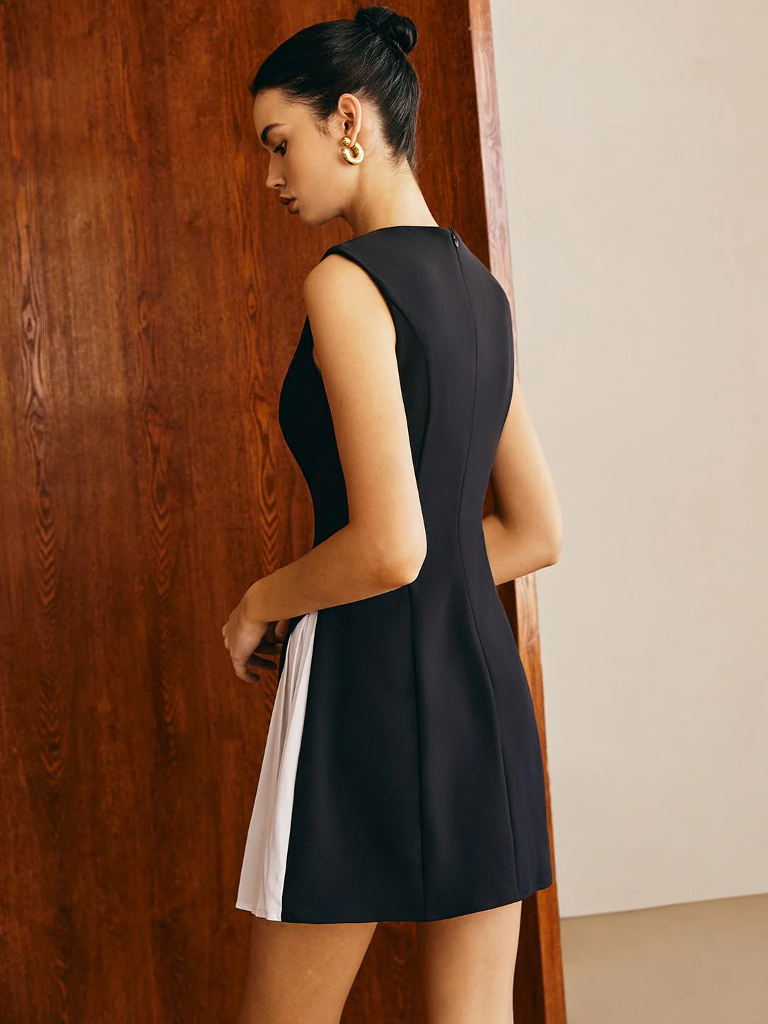 Pleated Panel Tank Dress - Image 5