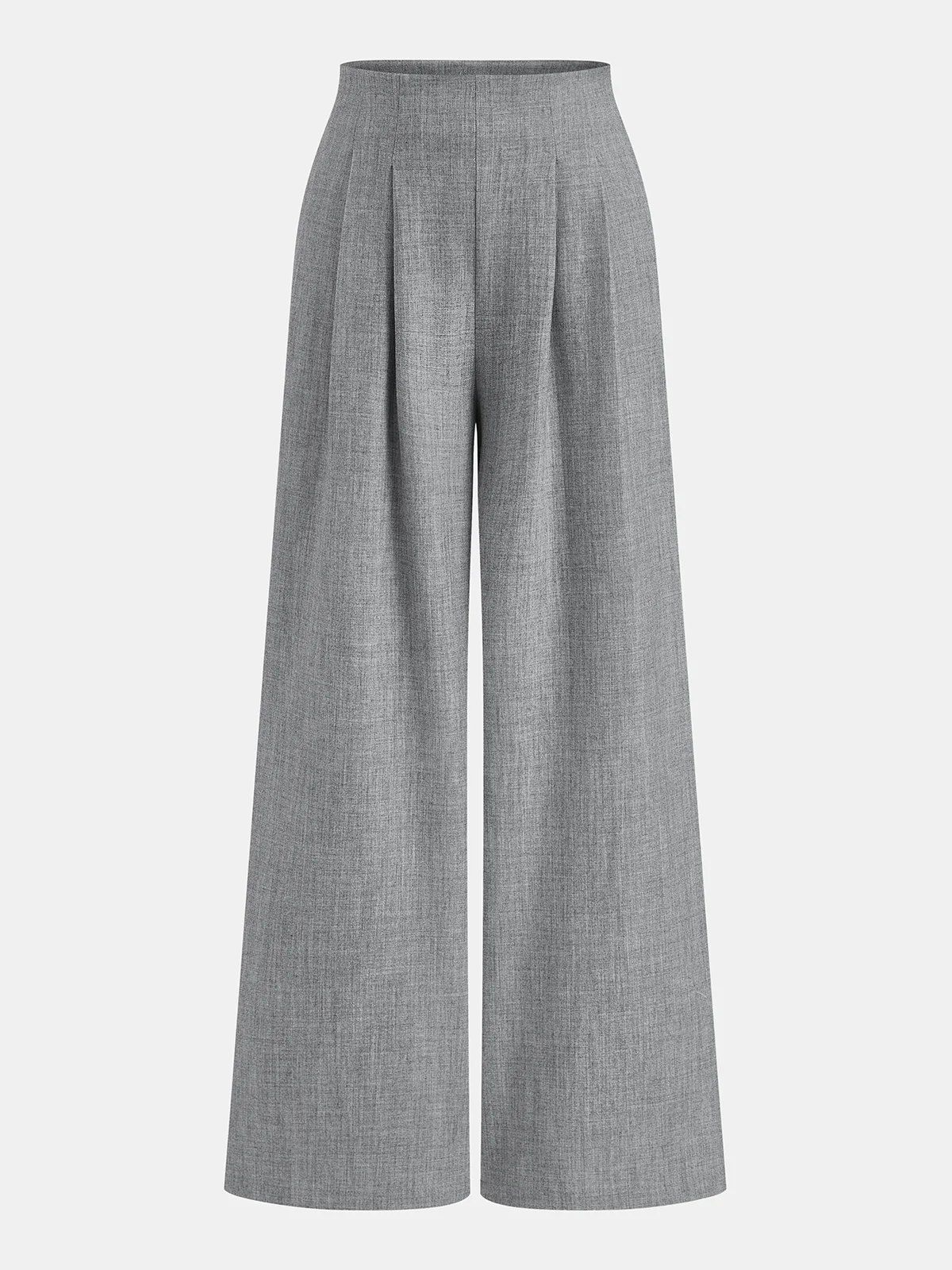 Pleated Wide-Leg Pants