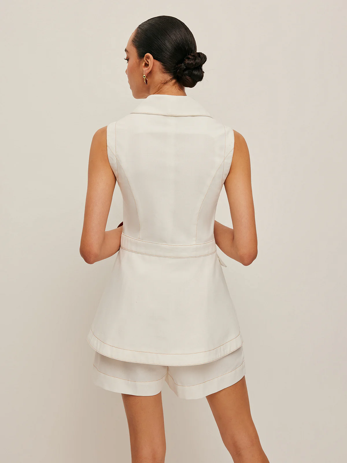 Pocket Detail Tailored Vest - Image 6