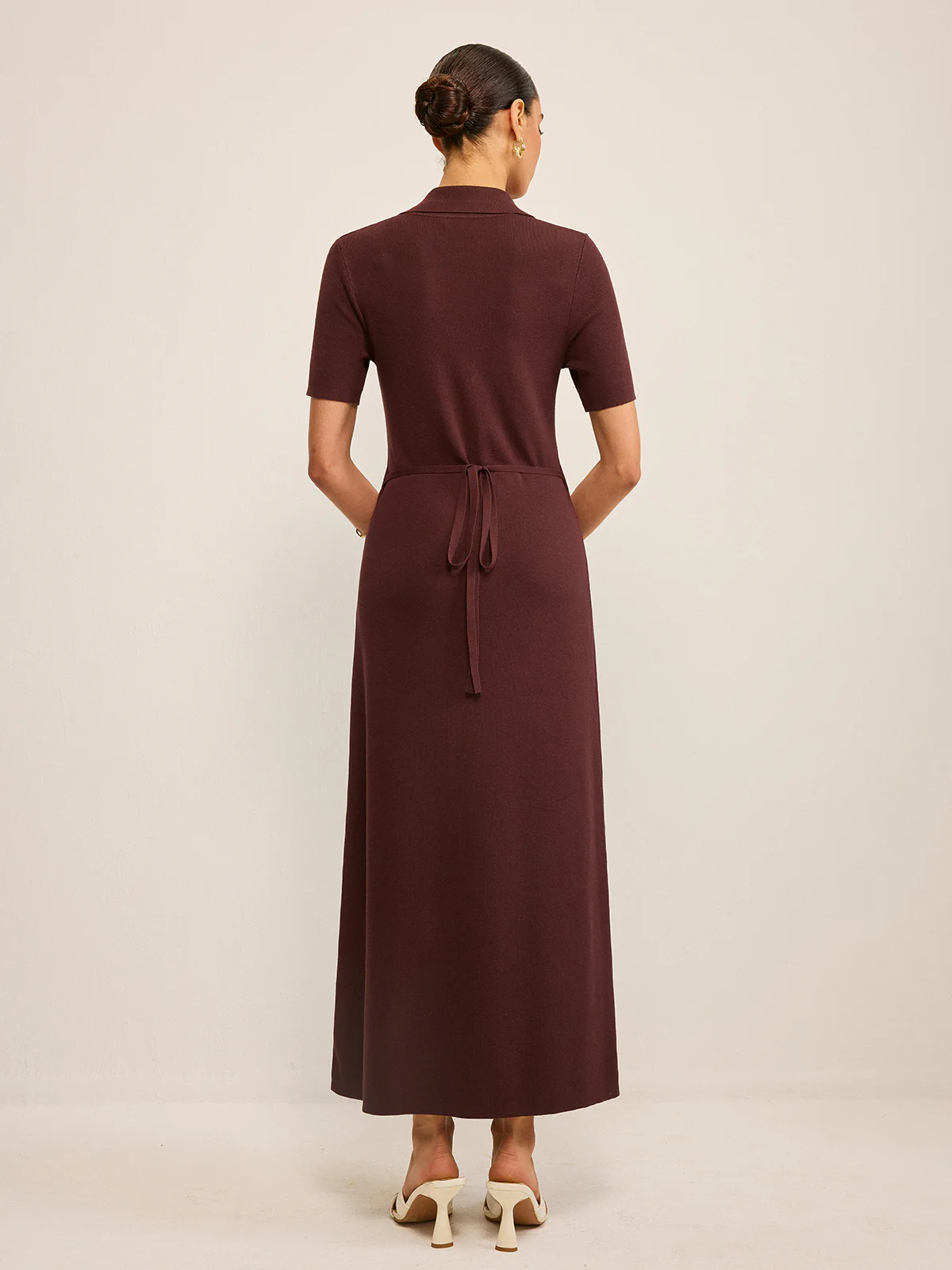 Pocketed Button-Front Maxi Dress - Image 4
