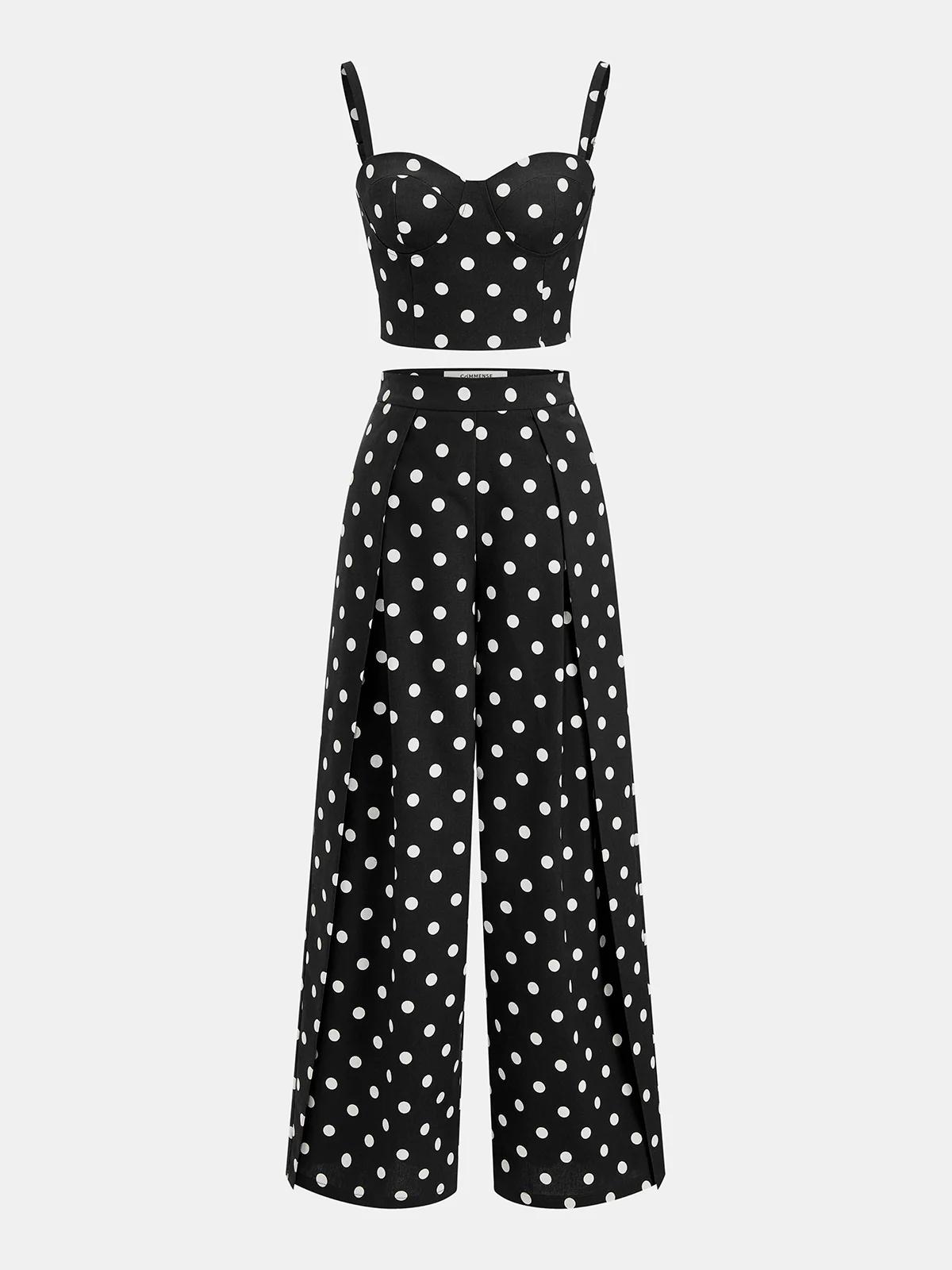Polka Dot Cami Top & Pants Set - Image 8