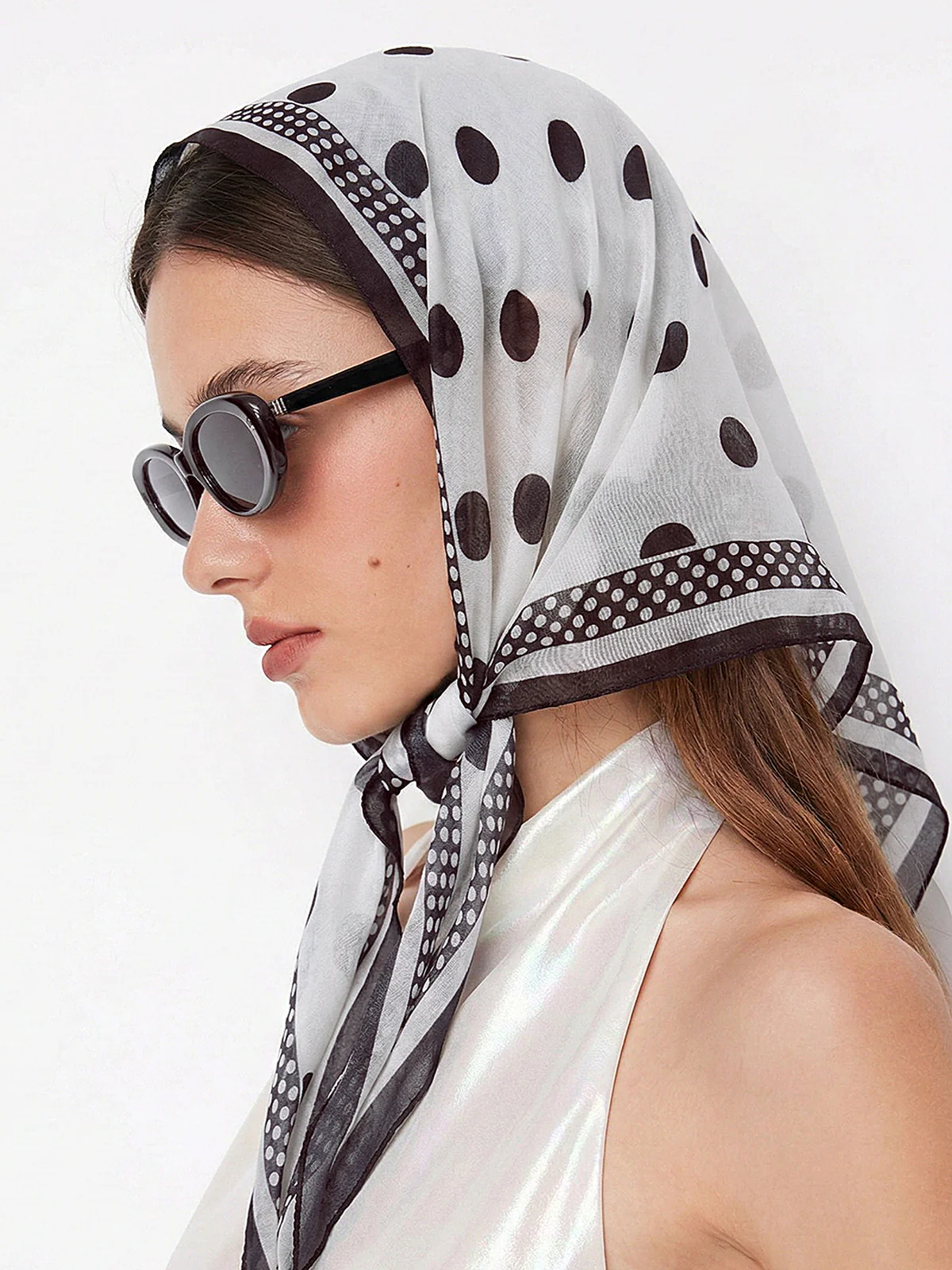 Polka Dot Fashion Scarf