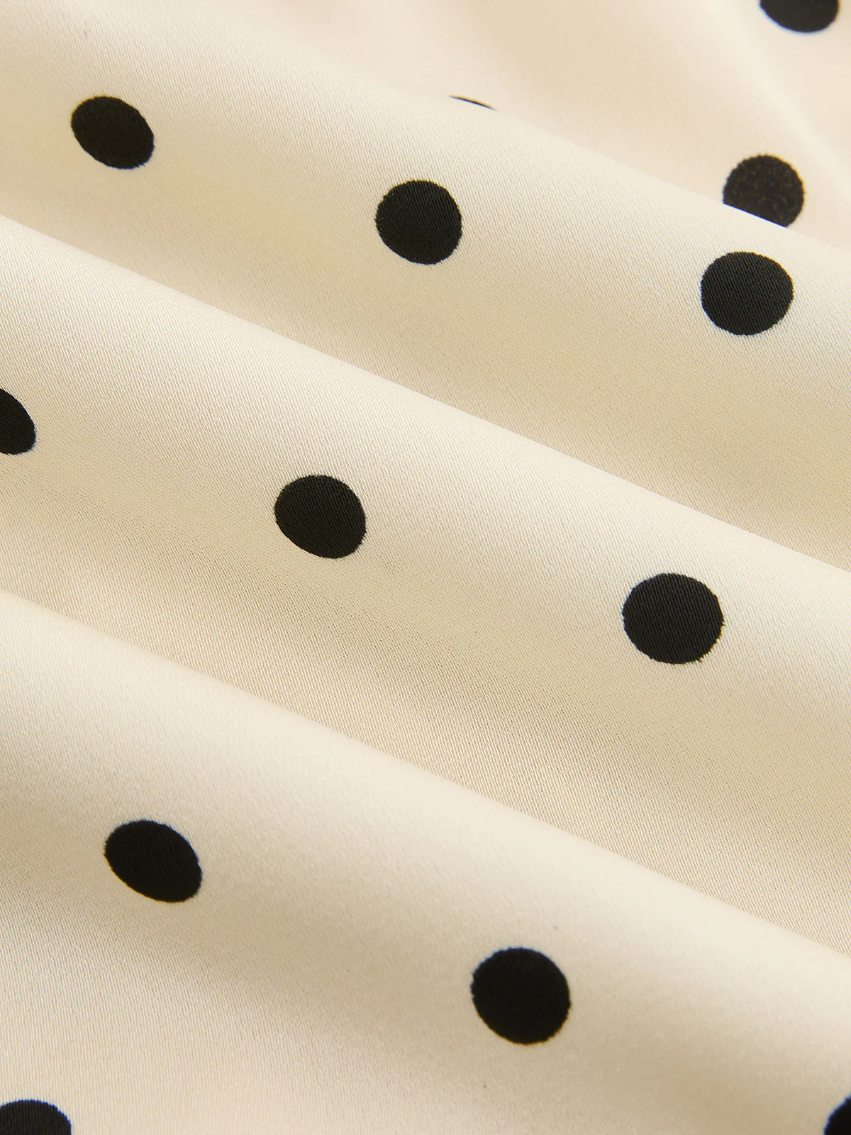 Polka Dot Lace-Trim Mini Skirt - Image 4