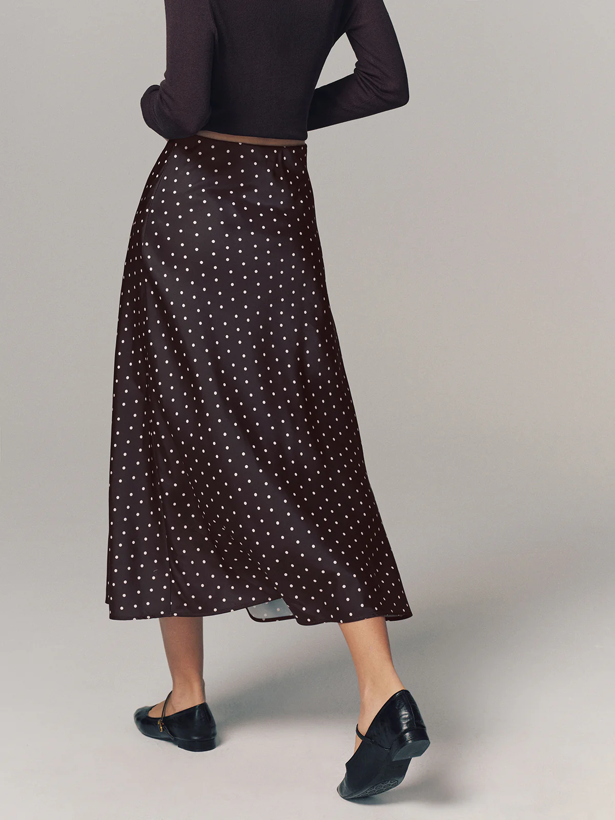 Polka Dot Maxi Skirt - Image 4