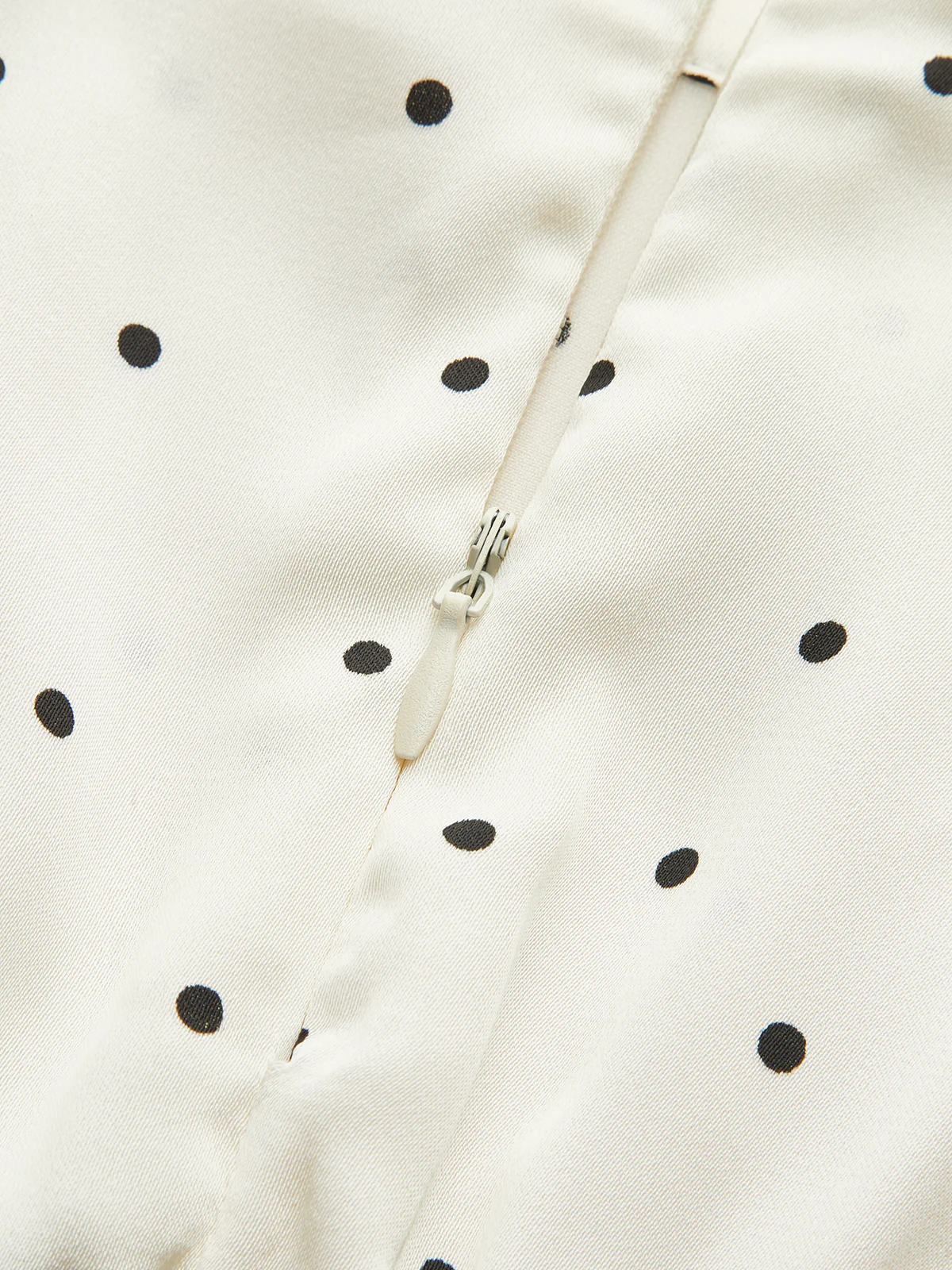 Polka Dot Panel Mock Neck Top - Image 4